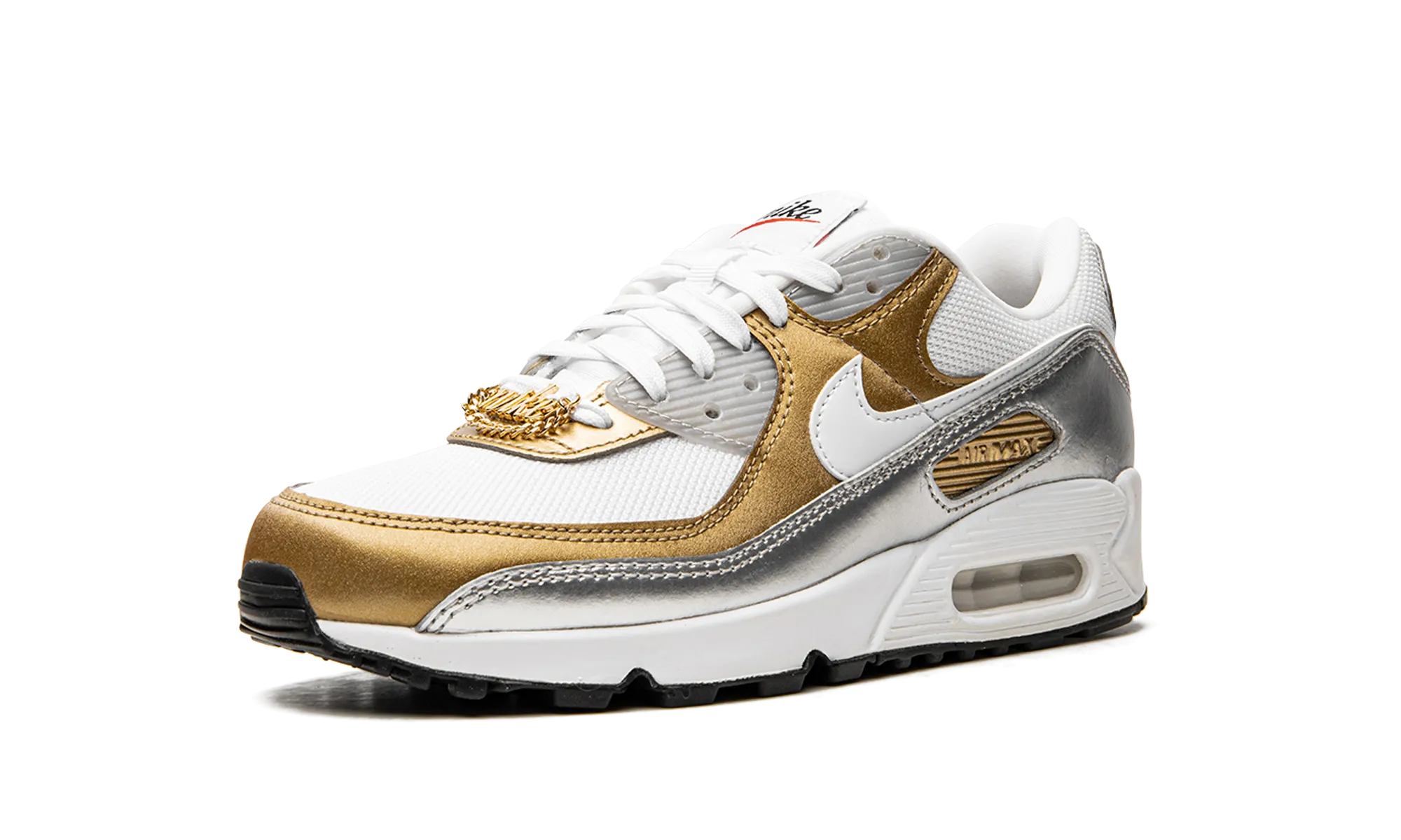 eco - friendly shoes Comfort Technology AIR MAX 90 SE MNS WMNS "Metallic"