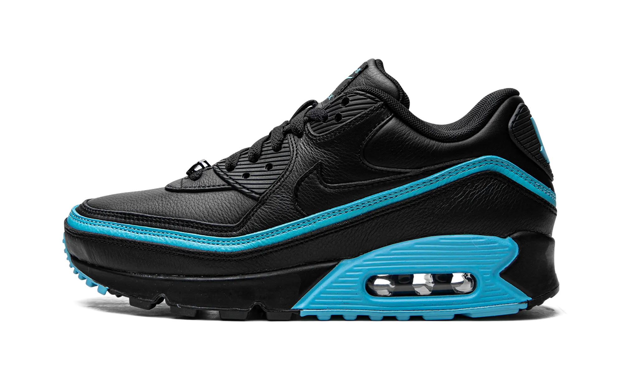 Air Max 90 / UNDFTD "Undefeated Black/Blue Fury" Good Traction