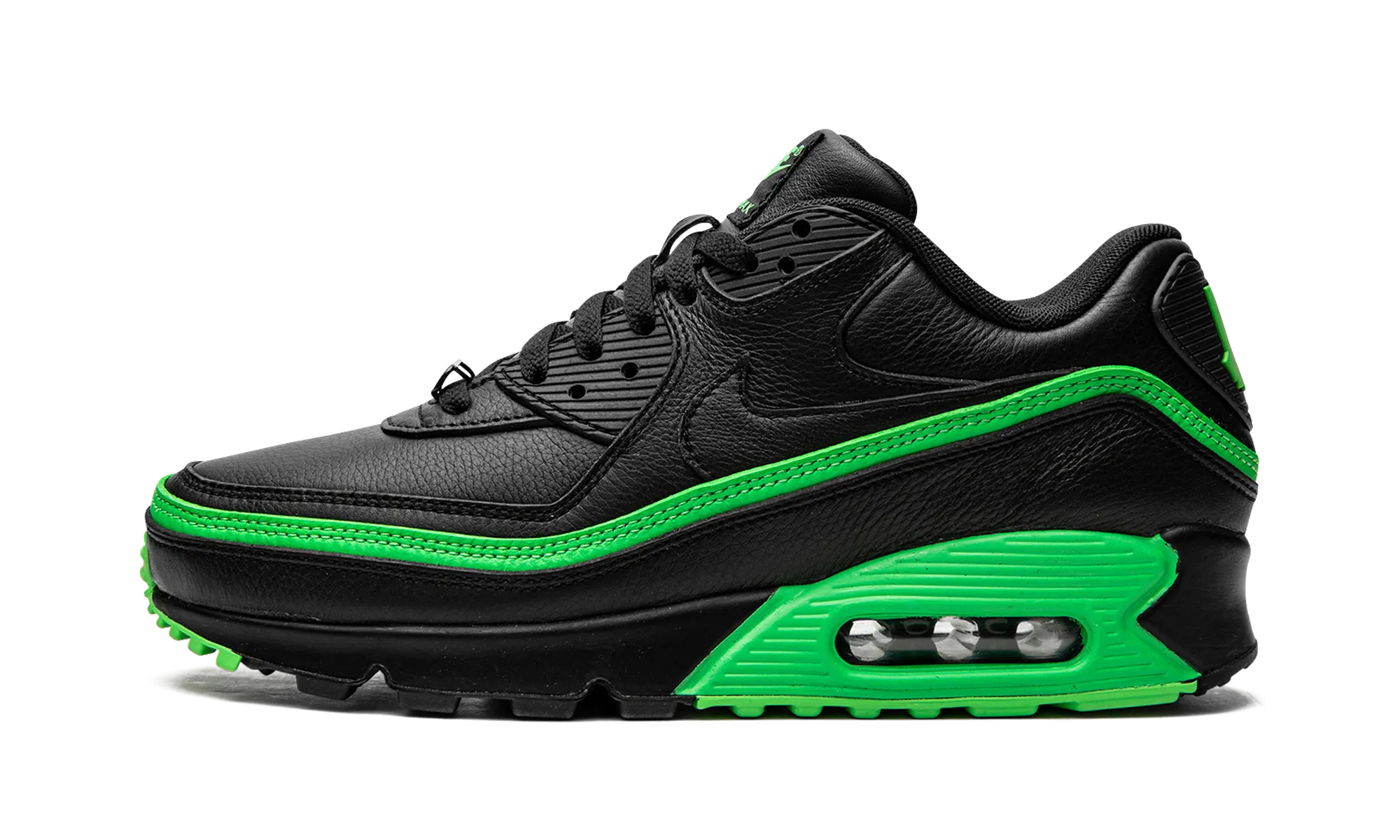 Low Top Design Waterproof Material Air Max 90 / UNDFTD "Undefeated Black/Green"