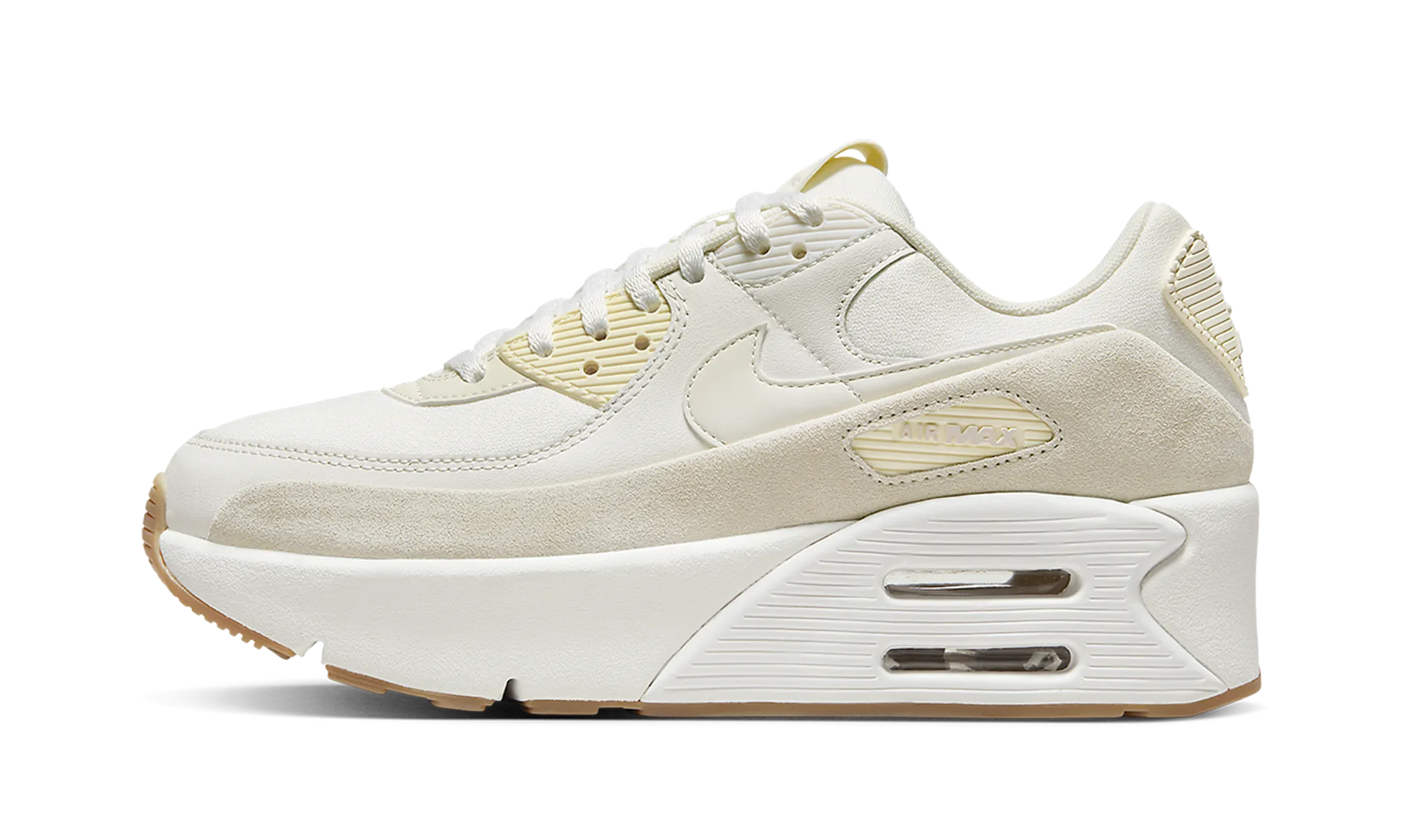 AIR MAX 90 WMNS "Sail / Light Orewood" hot - weather shoes