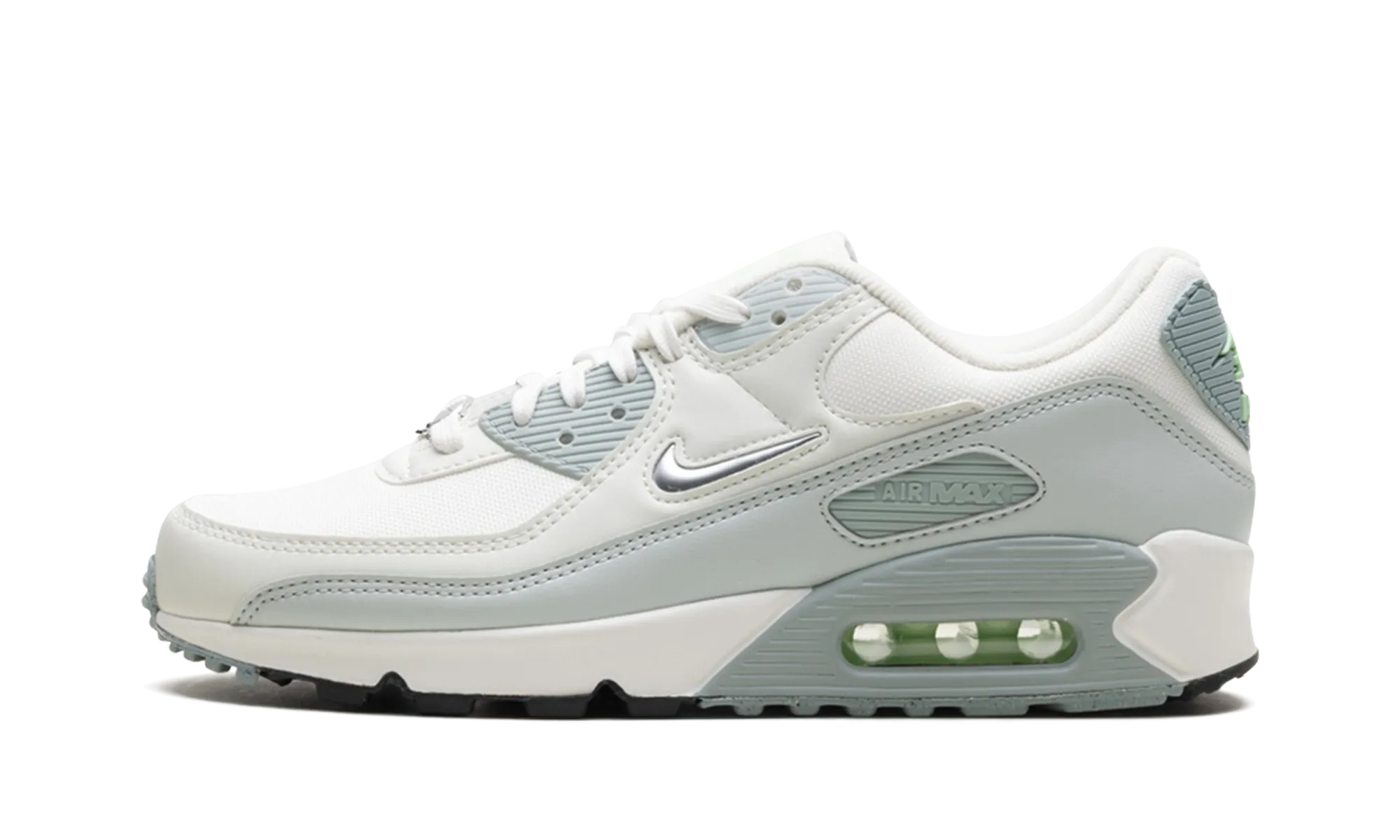 snow running footwear Air Max 90 WMNS "Silver"