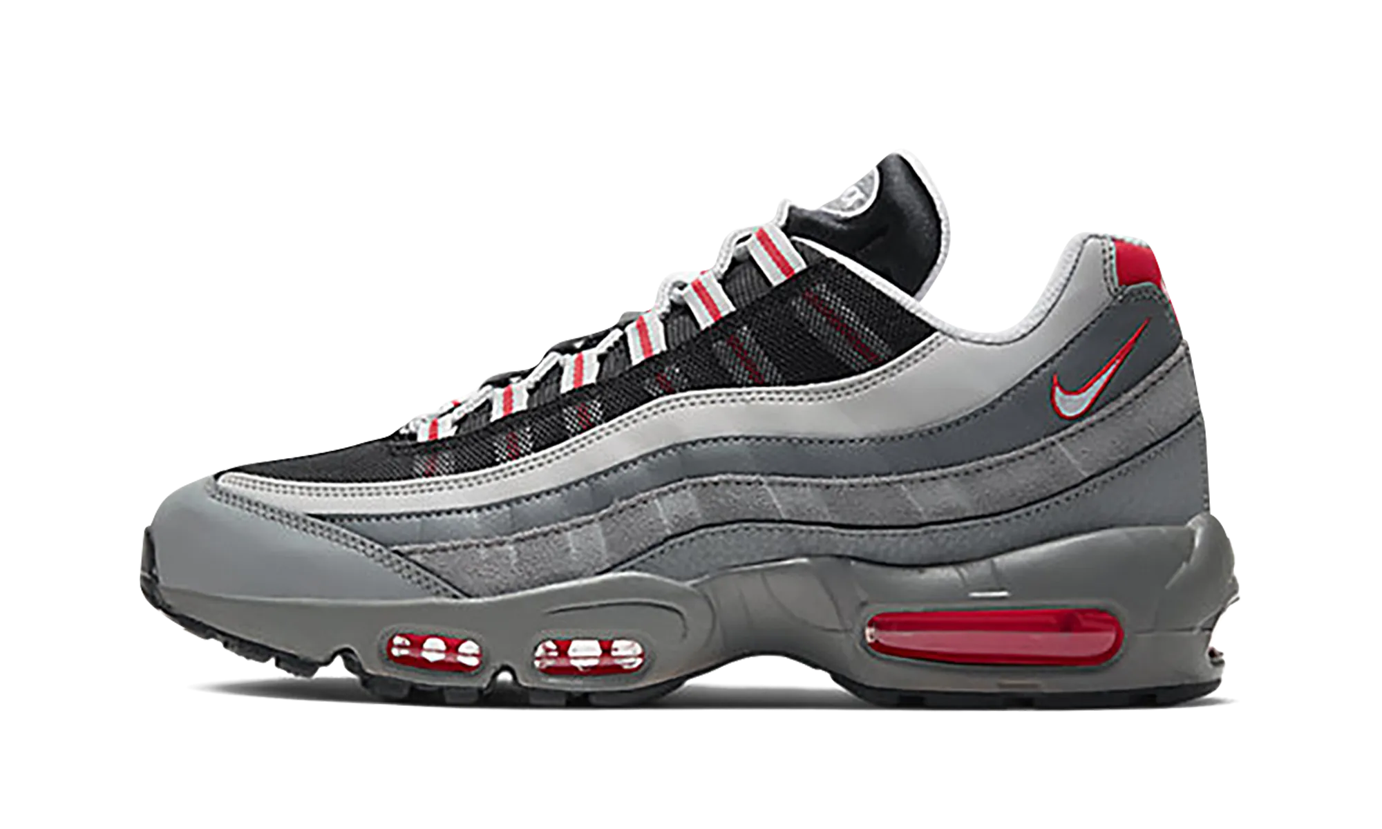 Trail runner Supportive Air Max 95 Essential "Particle Grey / Track Red"