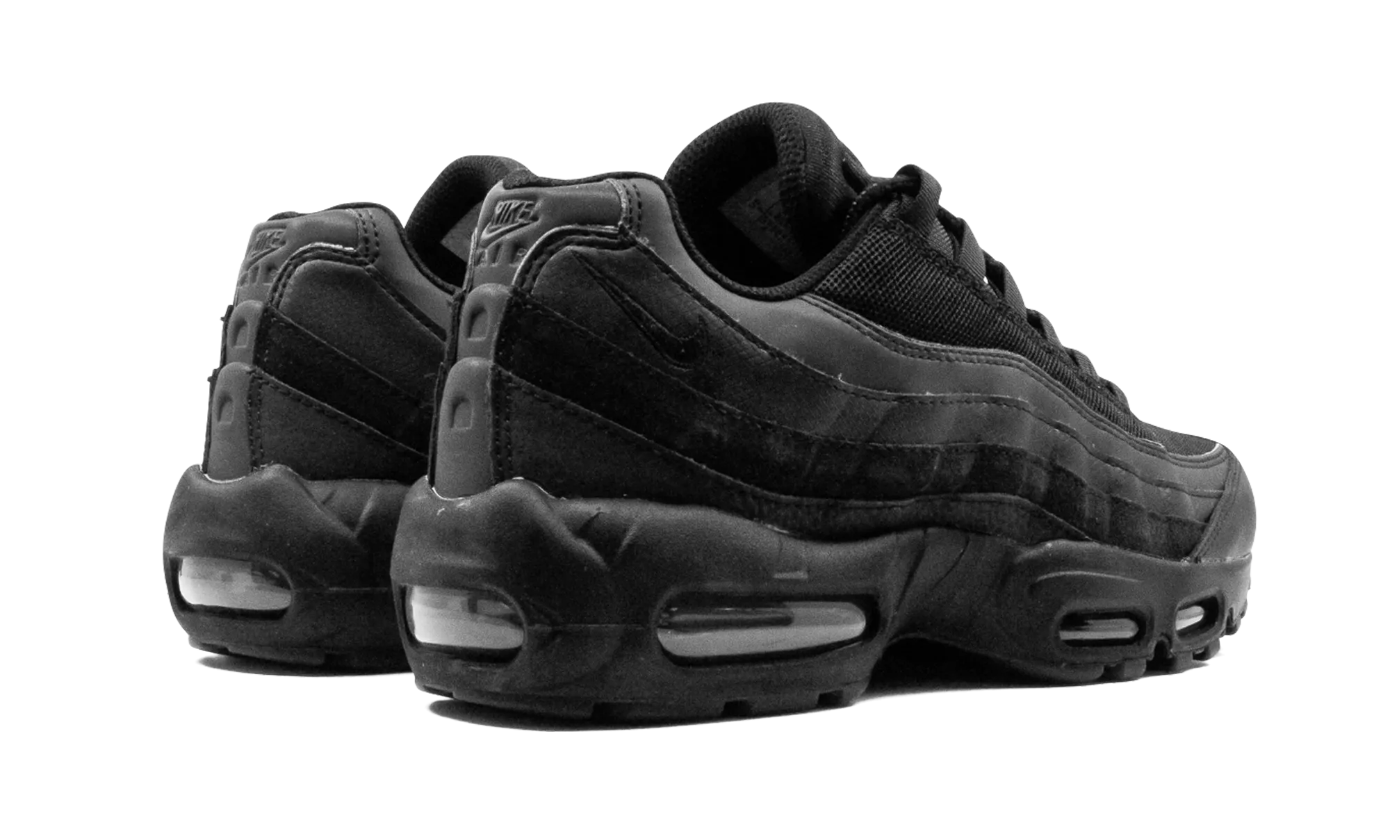 Air Max 95 Essential "Triple Black" High End vintage - style shoes