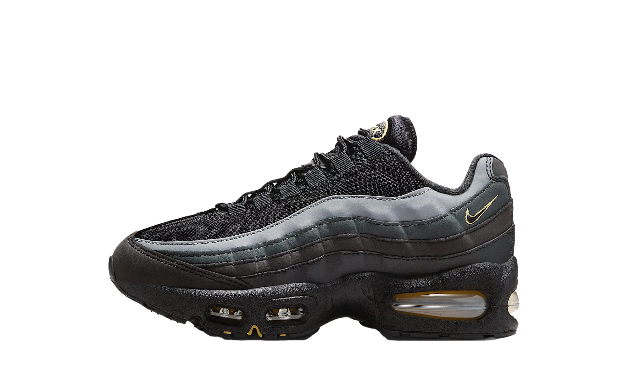 Air Max 95 GS "Batman" Elastic Bands geometric - design shoes