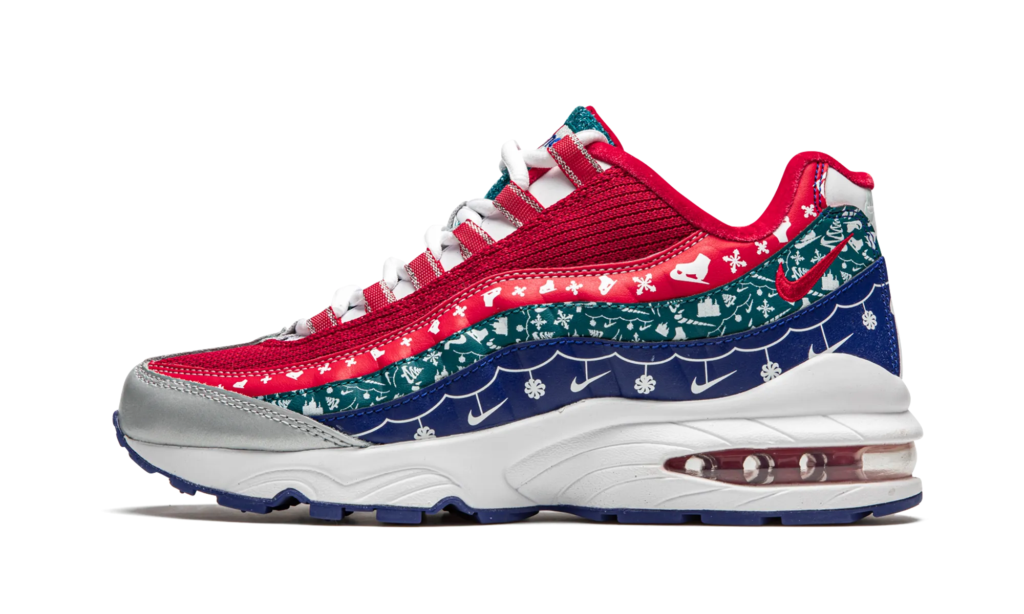 Air Max 95 GS "Christmas Sweater" Light   Sensing high - performance running option