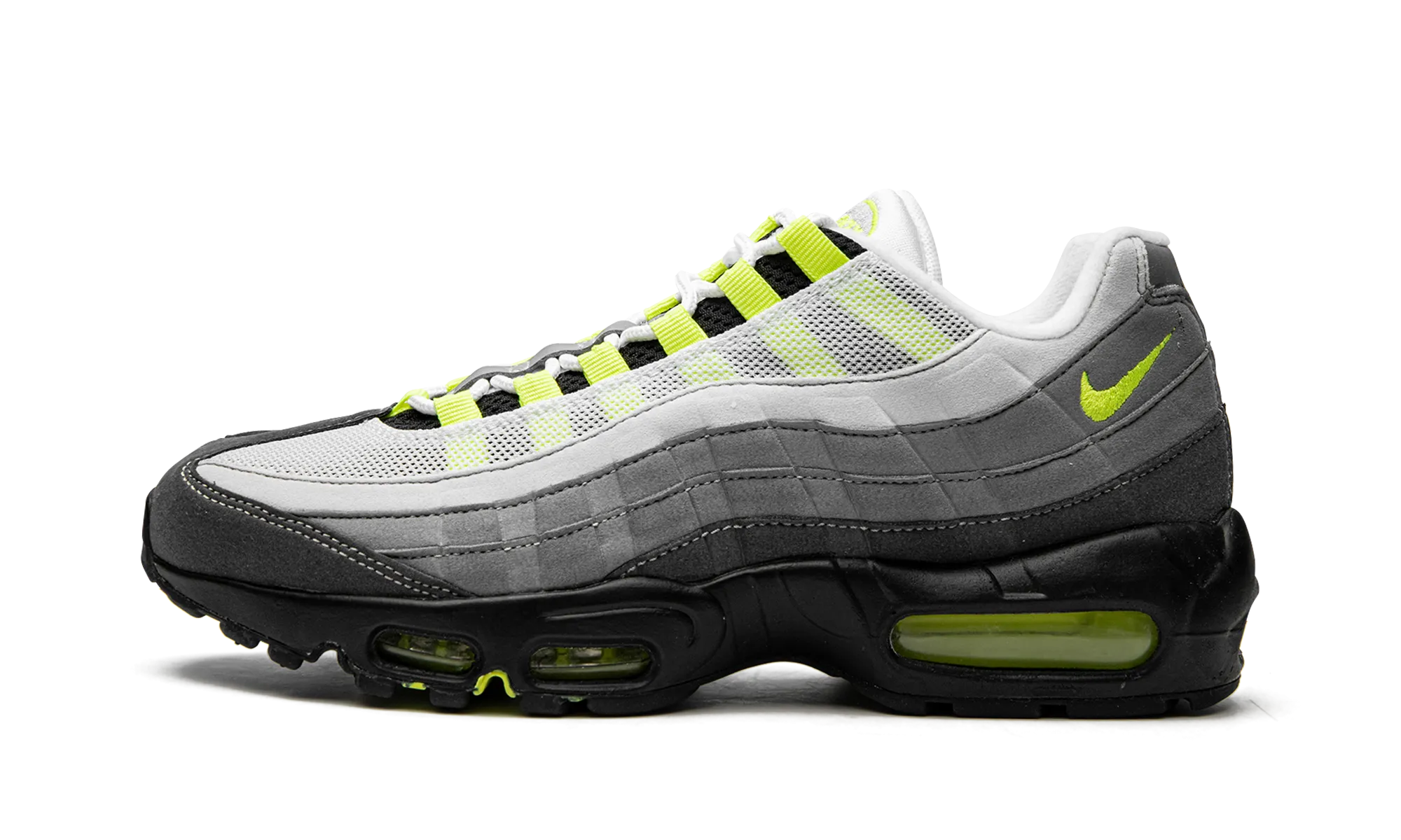 AIR MAX 95 MNS WMNS "Neon" running in a cross - country meet shoes