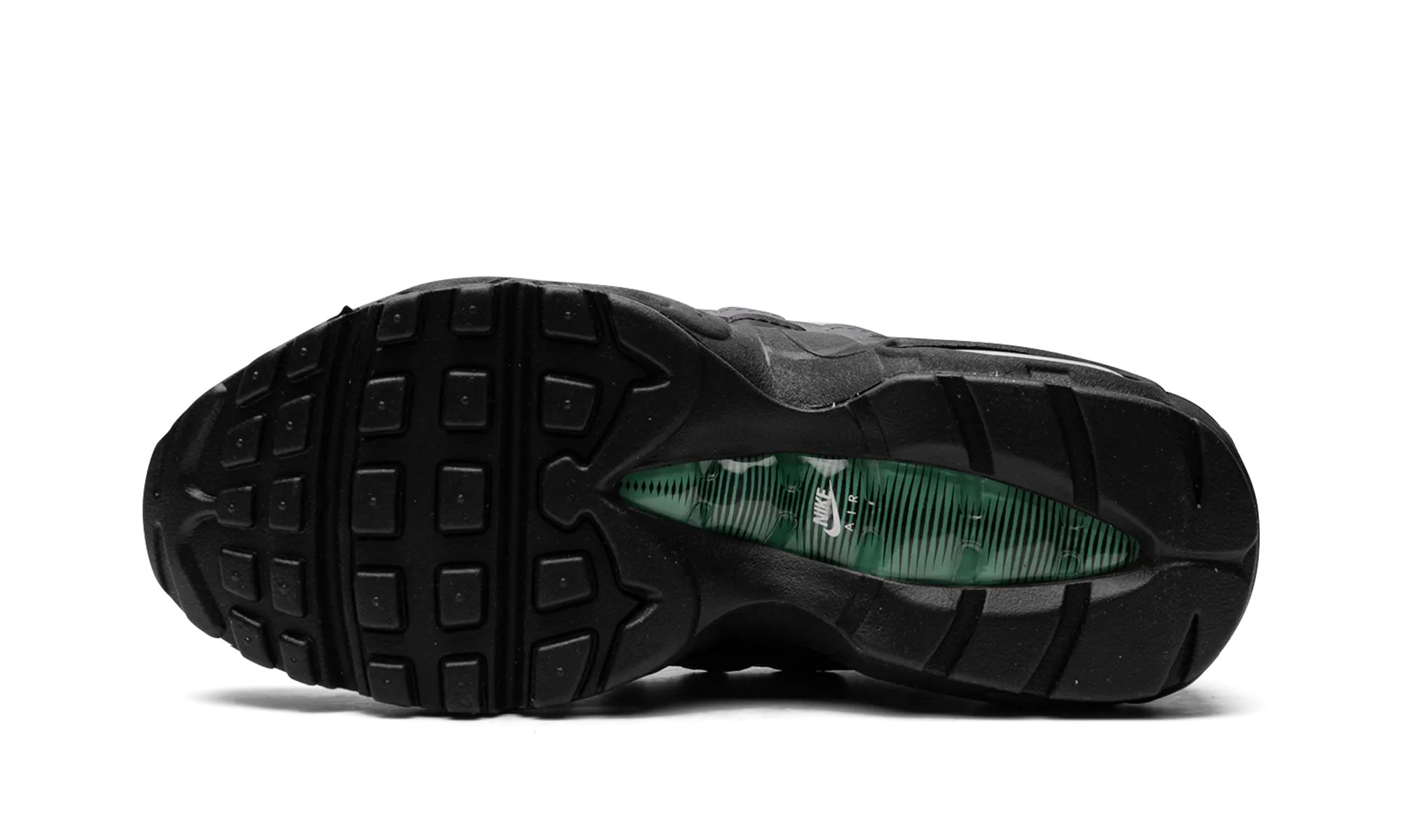 AIR MAX 95 NEXT NATURE WMNS "Stadium Green" running in a gorge area shoes