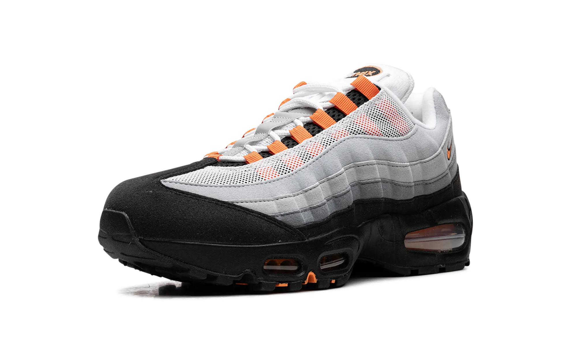 Ergonomic form Air Max 95 OG Big Bubble "Bright Mandarin"
