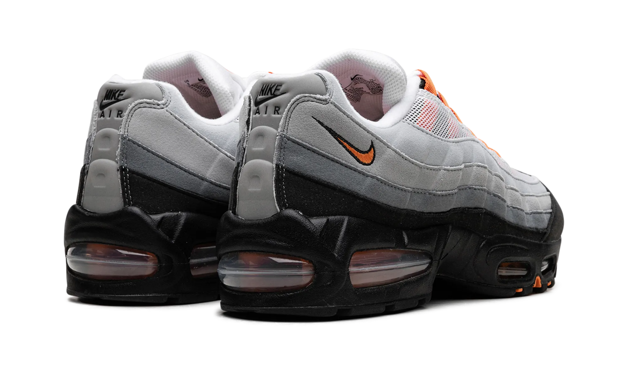 PU midsole running shoes Air Max 95 OG Big Bubble "Bright Mandarin"