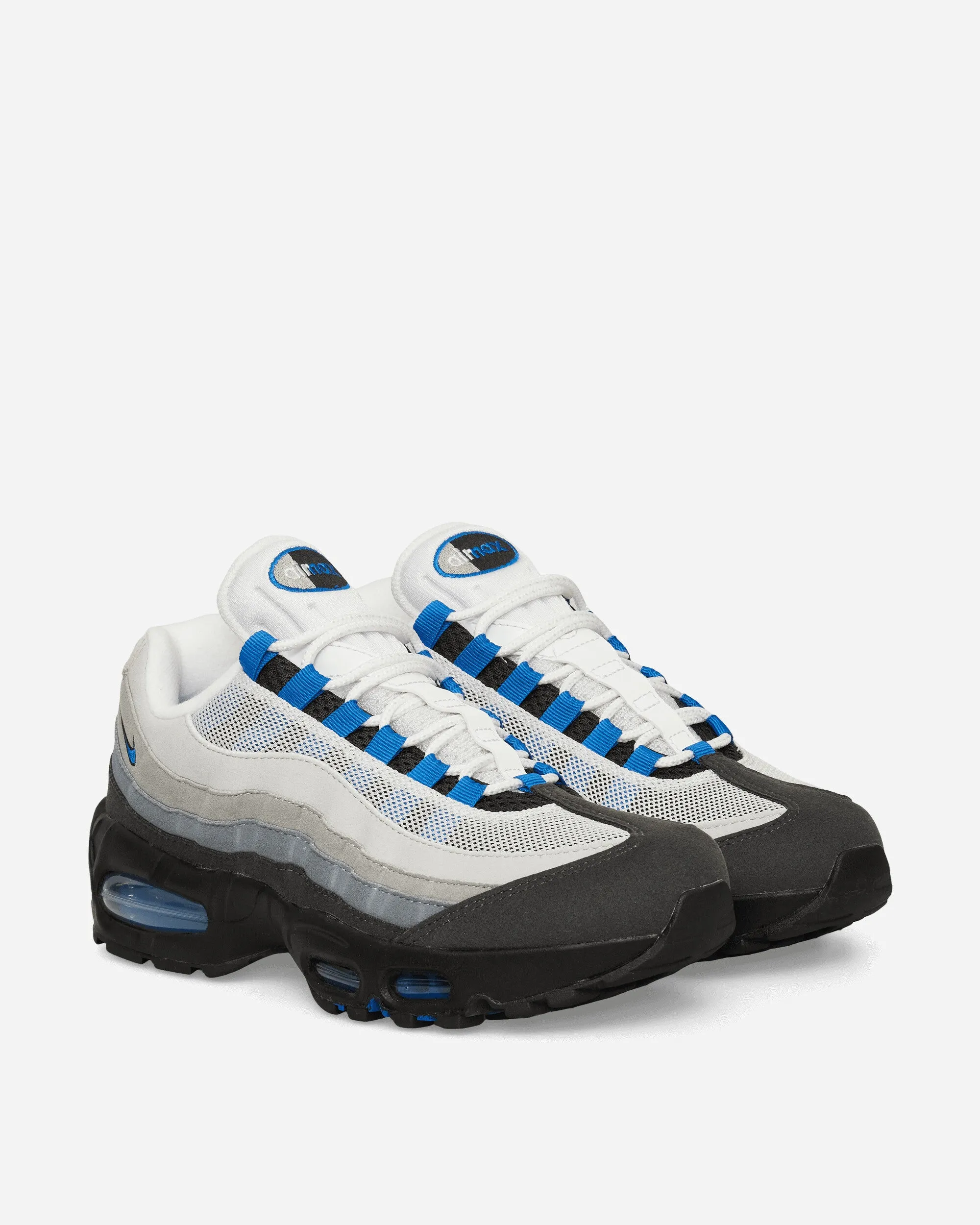 Air Max 95 OG Sneakers Cool Grey / Blue Spark Soft Flex Heel Lock Technology