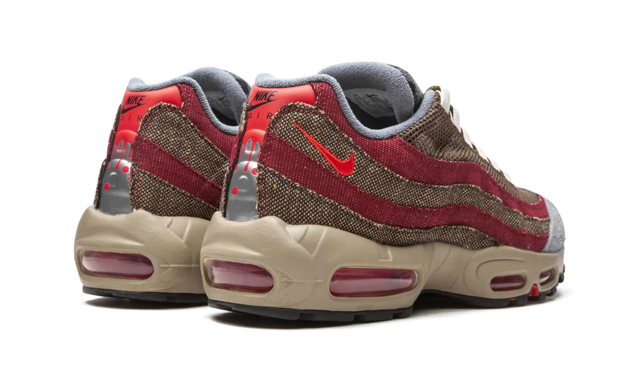Air Max 95 "Freddy Krueger" toe - bumper step aerobics shoes
