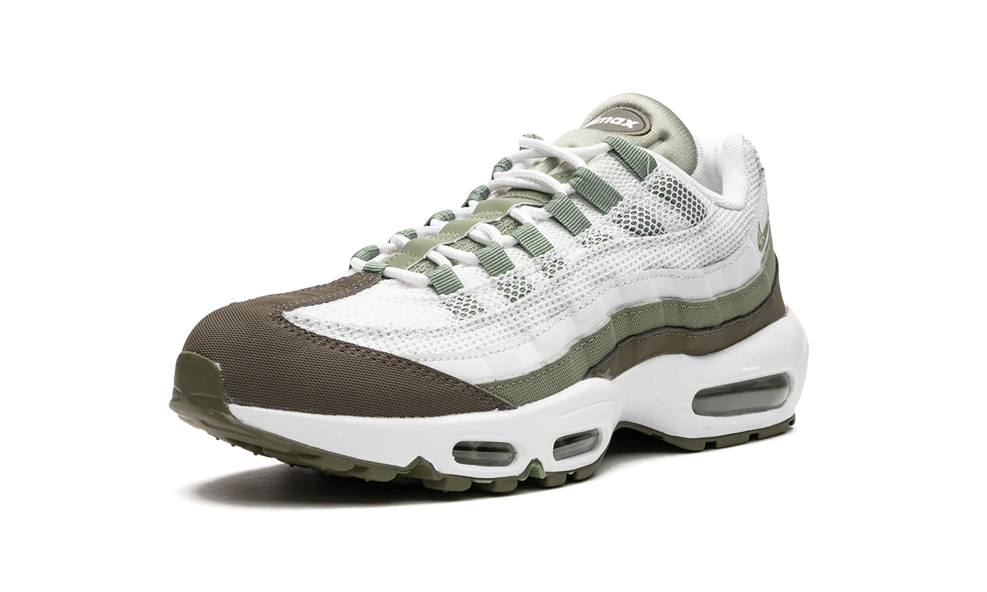 toe - roomy shoes stretchable shoes Air Max 95 "Oil Green"