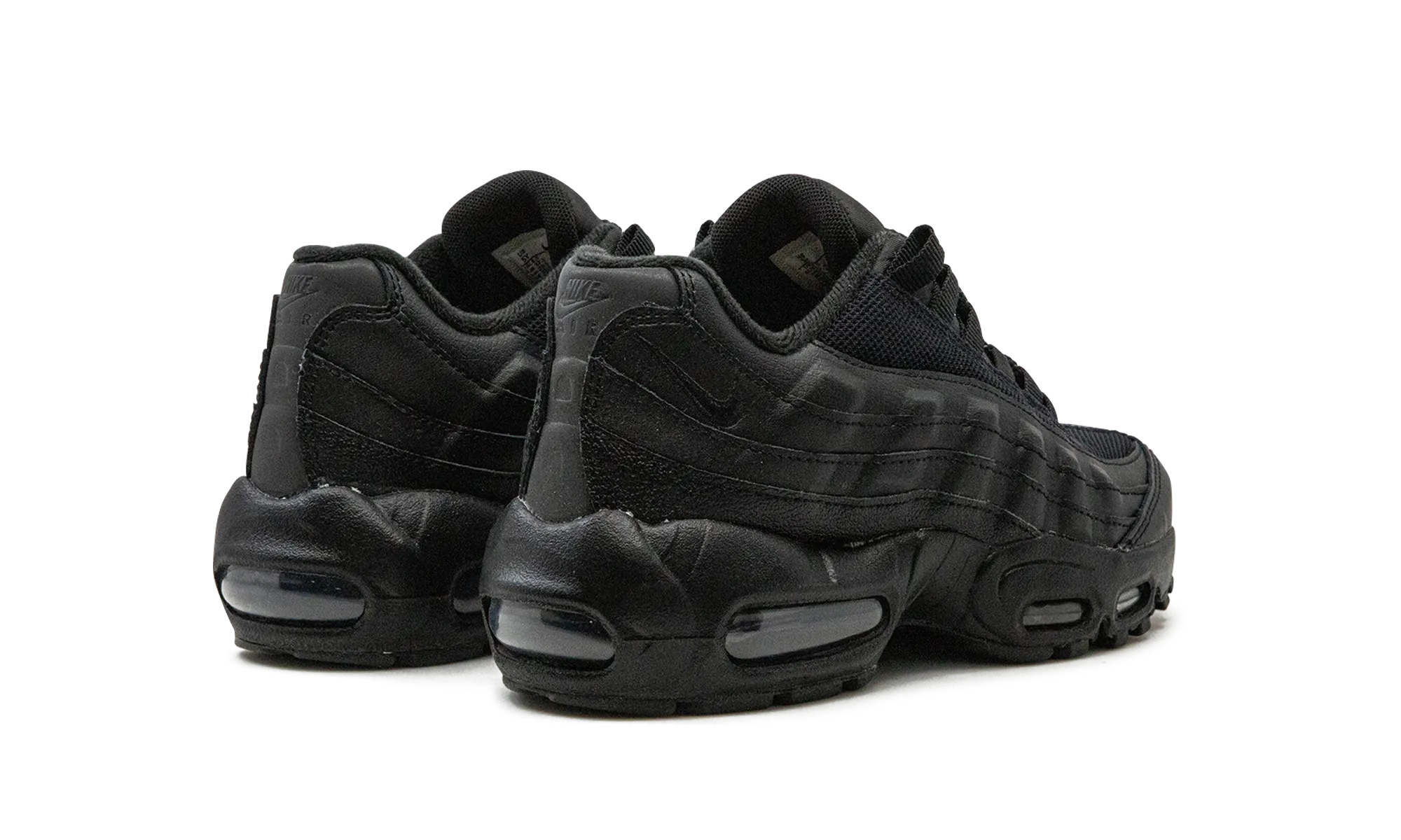 high - top shoes Air Max 95 Recraft GS "Triple Black"