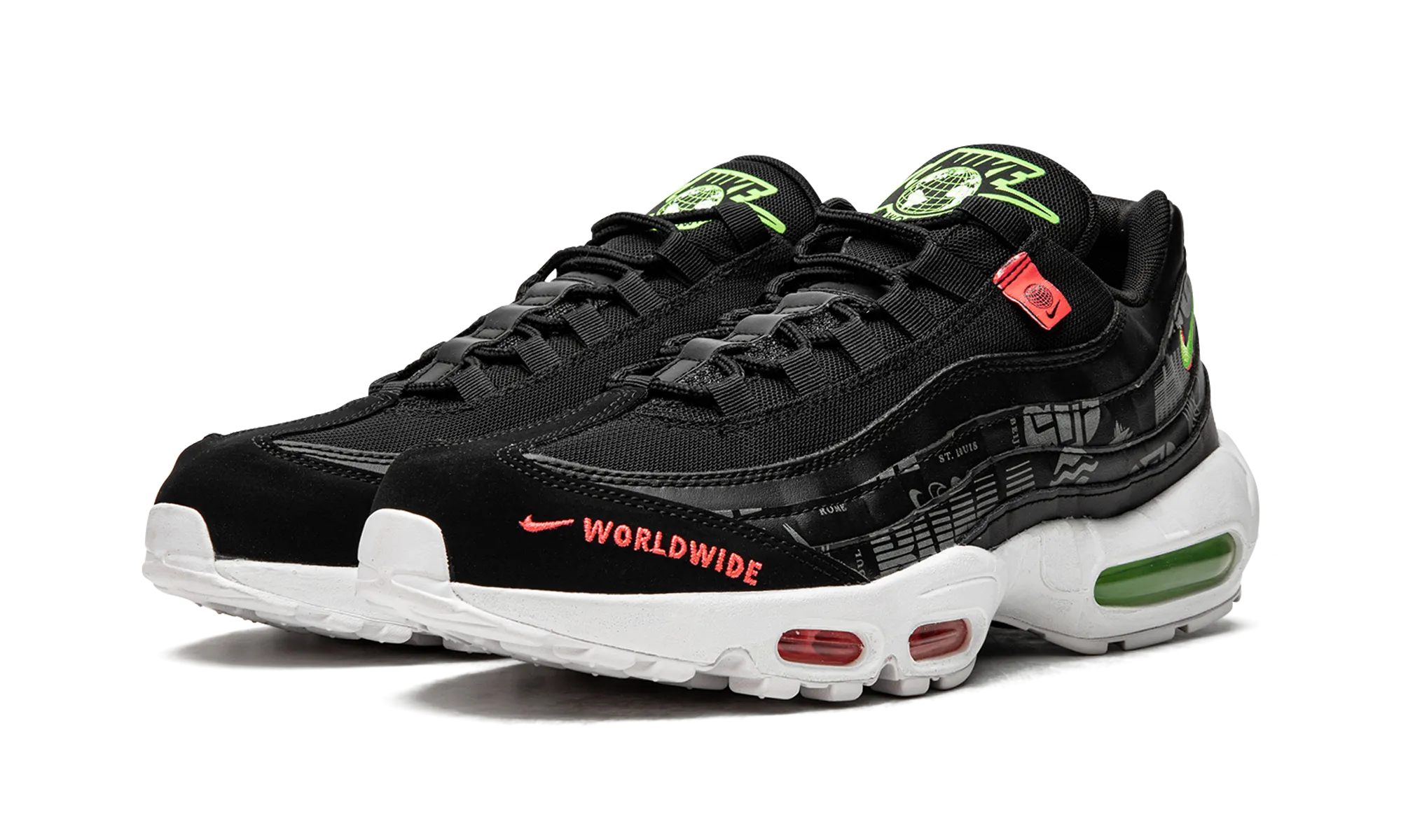 Male Air Max 95 SE Worldwide "Black"