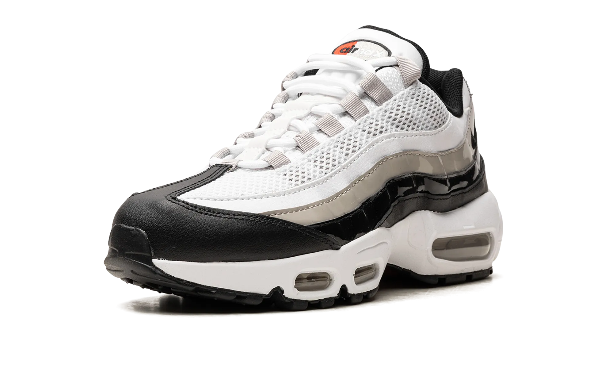 AIR MAX 95 WMNS "Light Iron Ore / Black Patent" AdjustableLaces Youth - runner