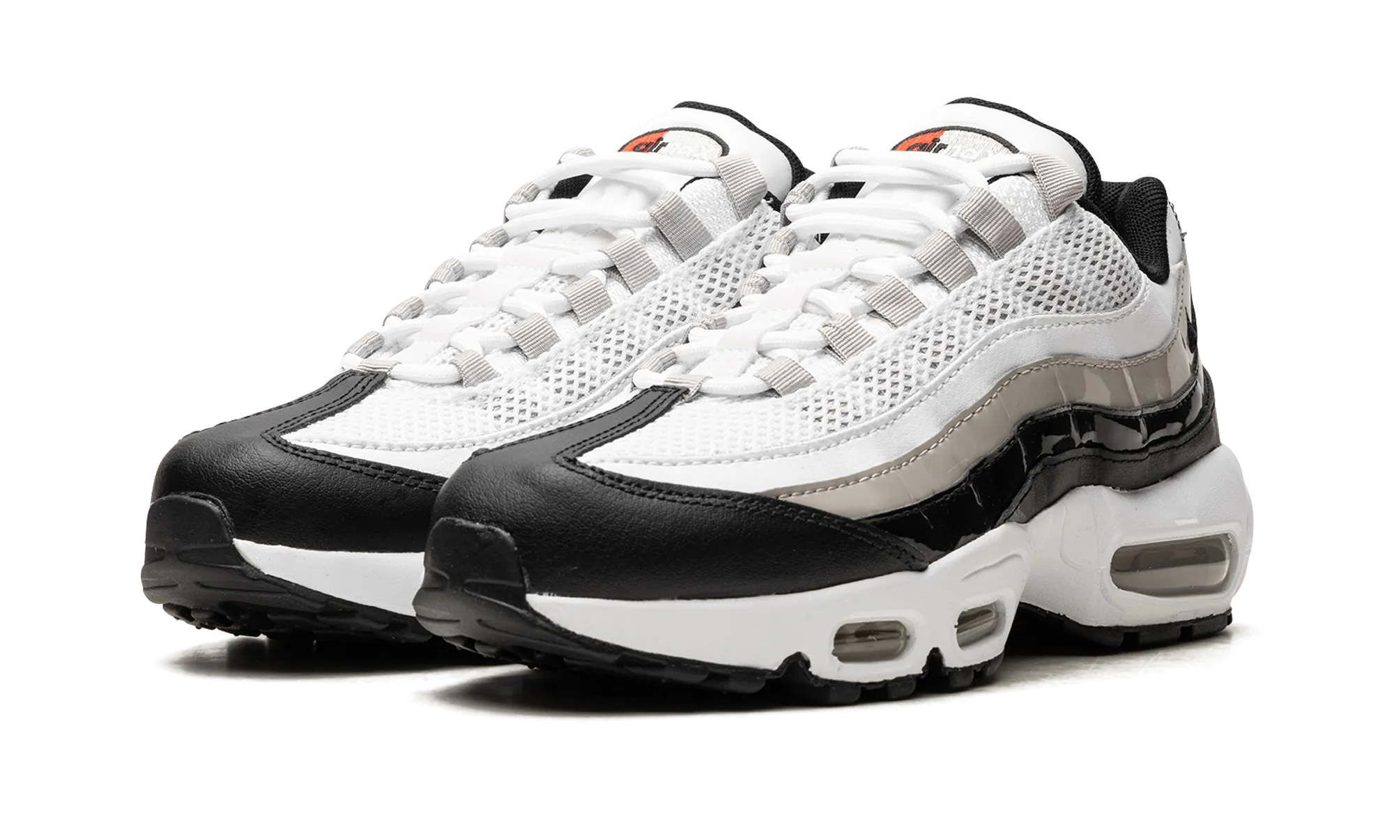 AIR MAX 95 WMNS "Light Iron Ore / Black Patent" buckle - strap shoes