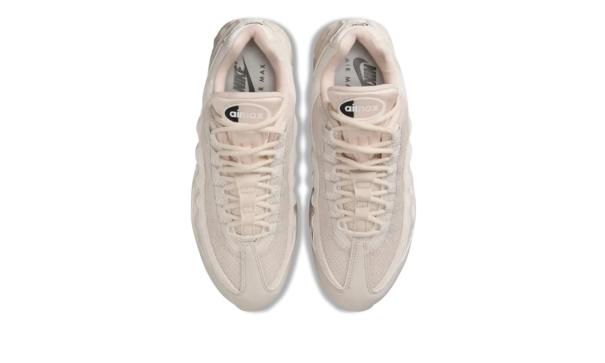 Air Max 95 WMNS "Soft Pearl" running with friends shoes supportive foam sole shoes
