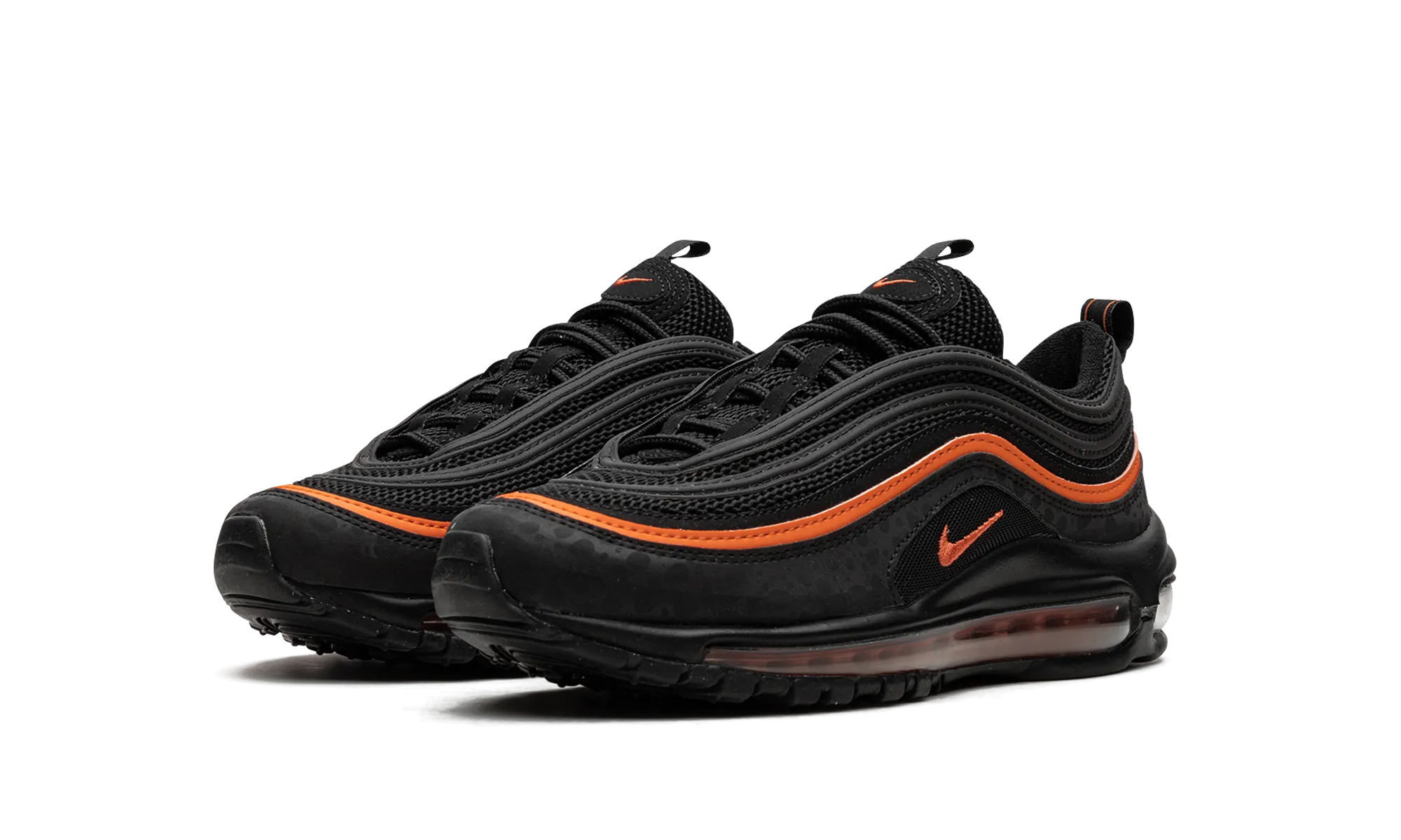 Air Max 97 GS "Black / Safety Orange" Comfort - optimized Smooth Insole