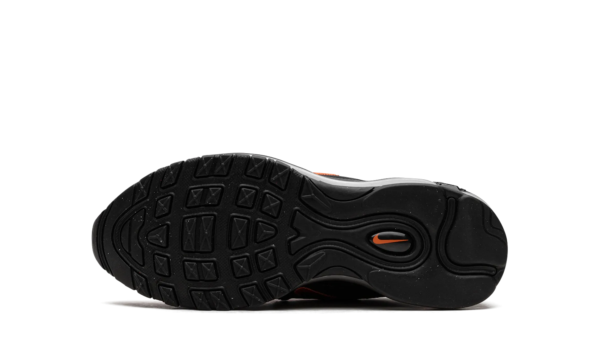 Air Max 97 GS "Black / Safety Orange" Outdoor Ready recycled content shoes
