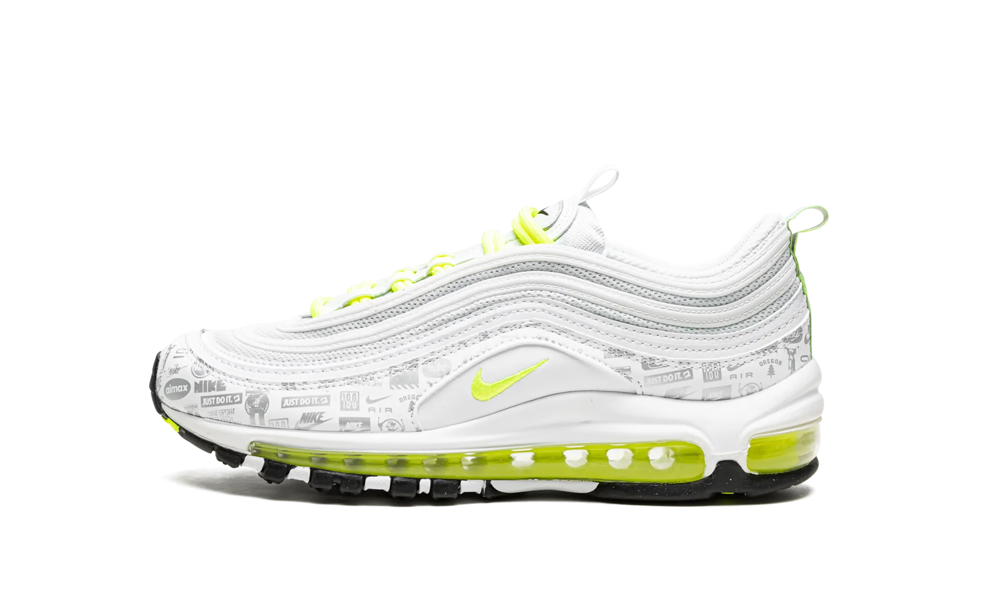 extraordinary - running curved - last shoes Air Max 97 GS "Reflective Logos"