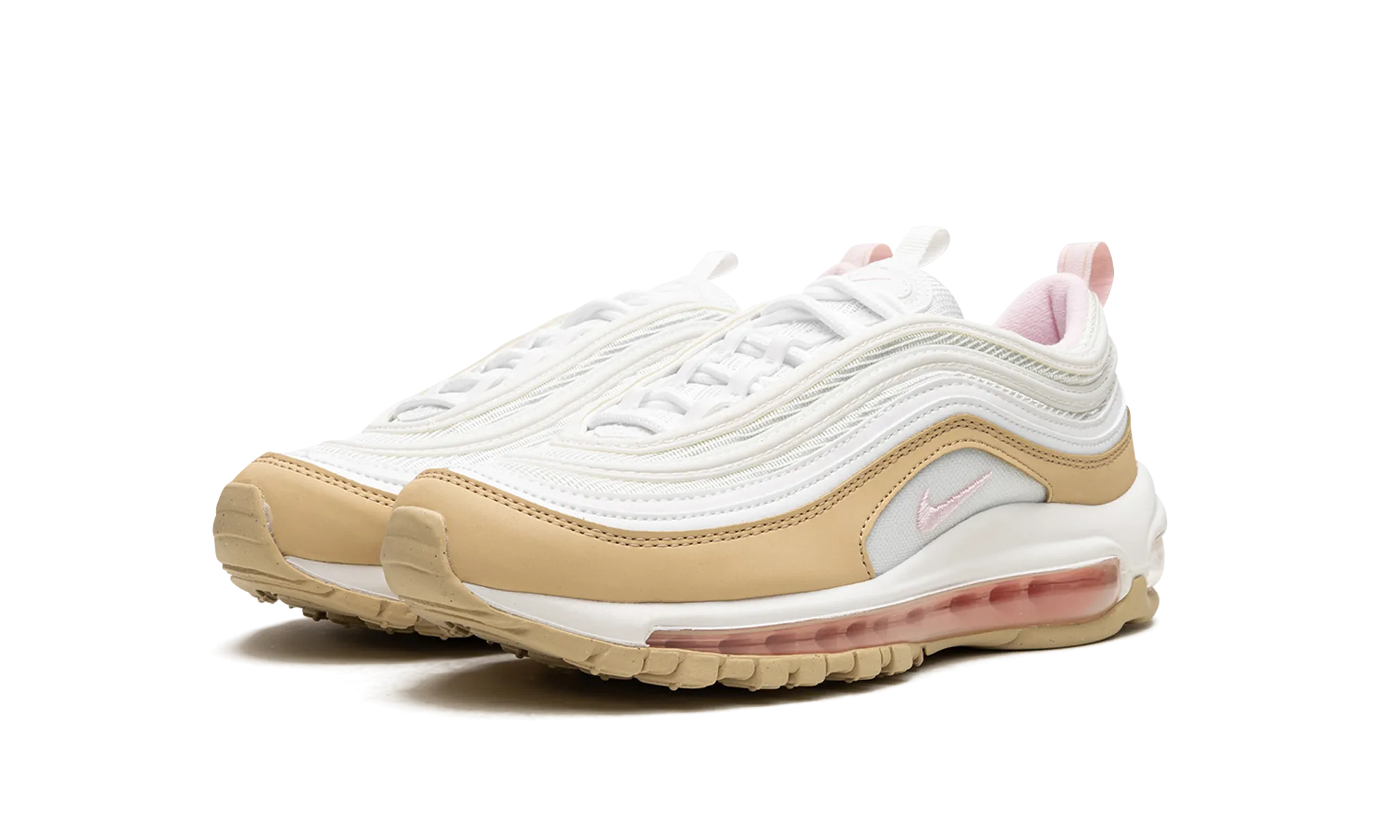 cruelty - free black running shoes Air Max 97 GS "Sesame"