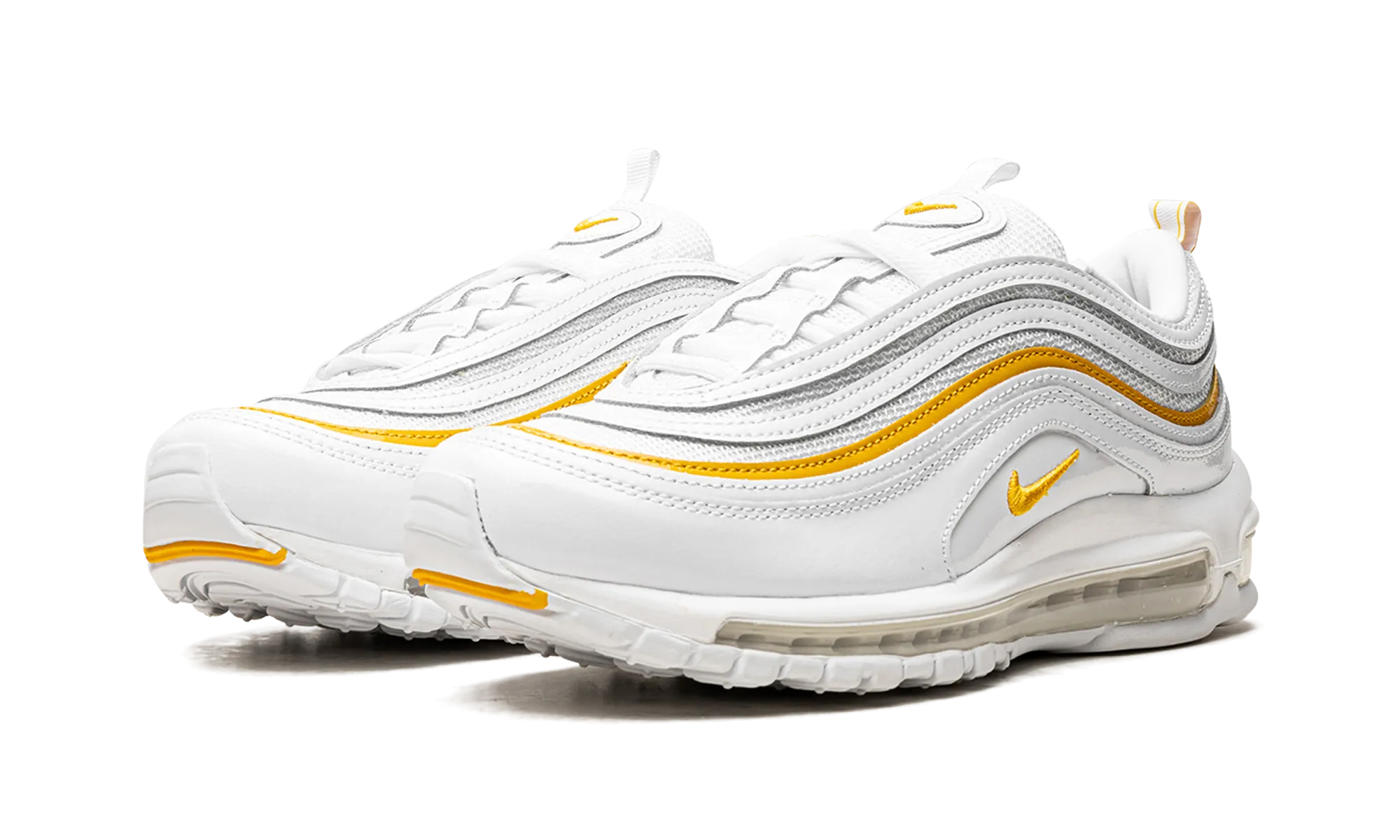 road race bright shoes AIR MAX 97 MNS WMNS "White / Yellow"