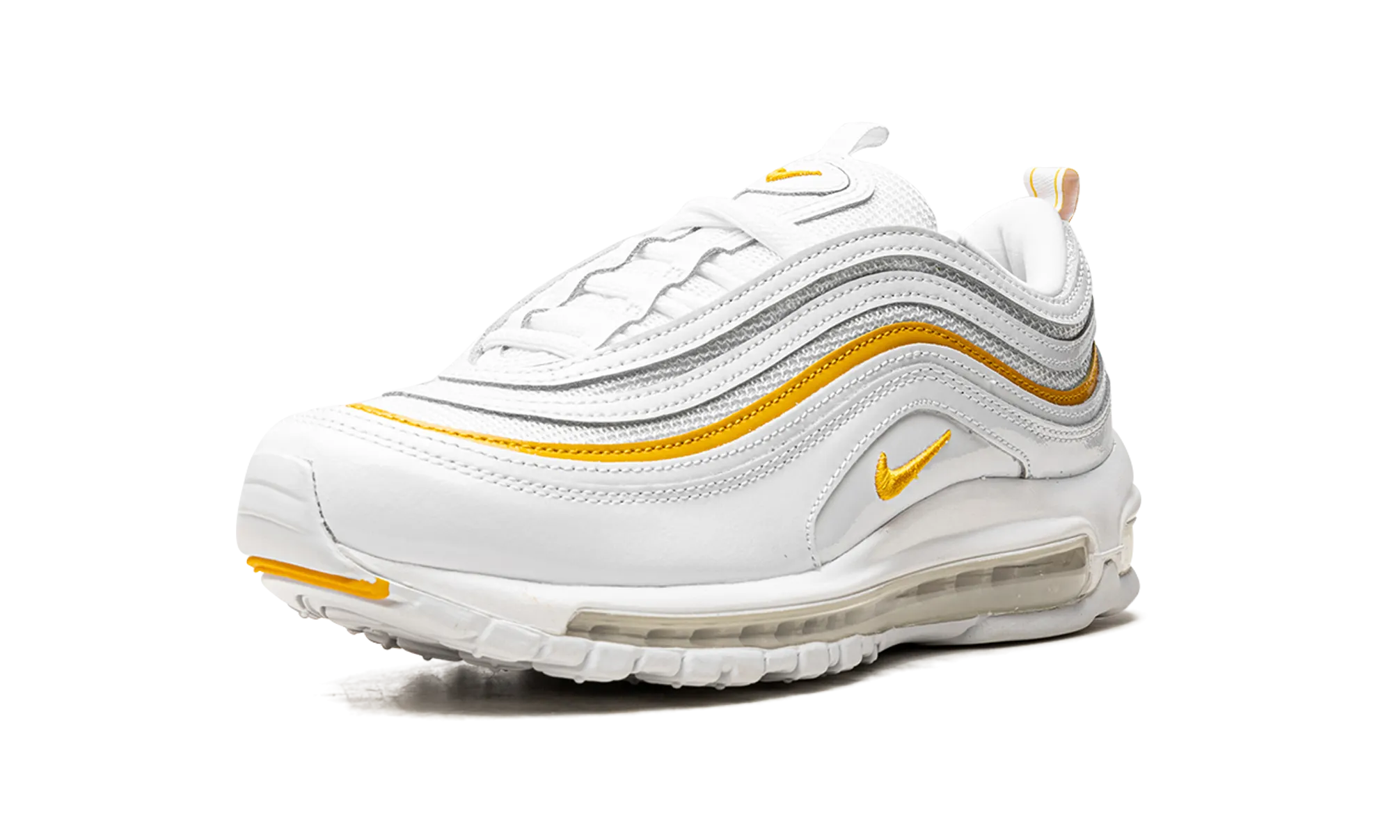 cross - country cushioning - shoes AIR MAX 97 MNS WMNS "White / Yellow"