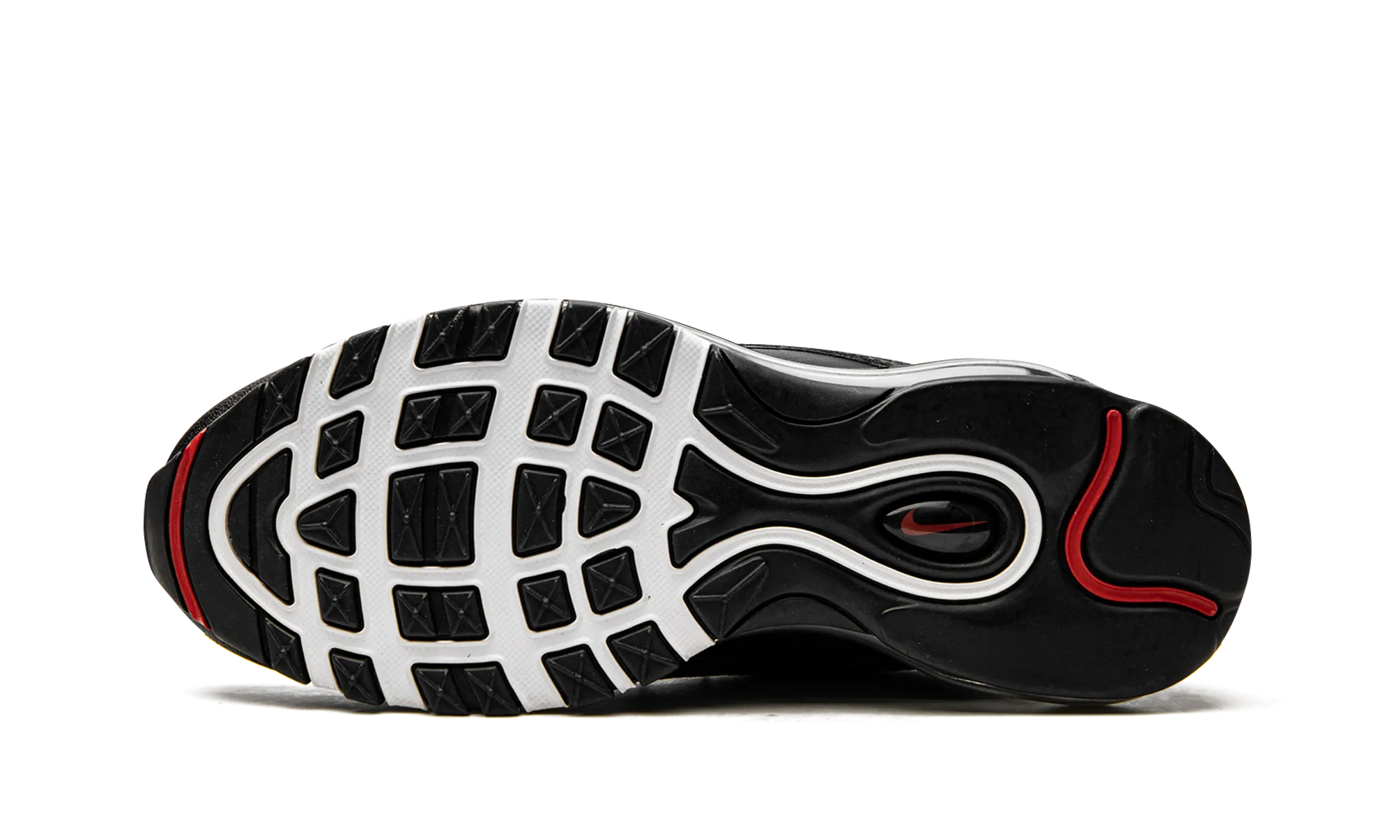 Full Cushioning running in autumn shoes Air Max 97 "Black / Sport Red"