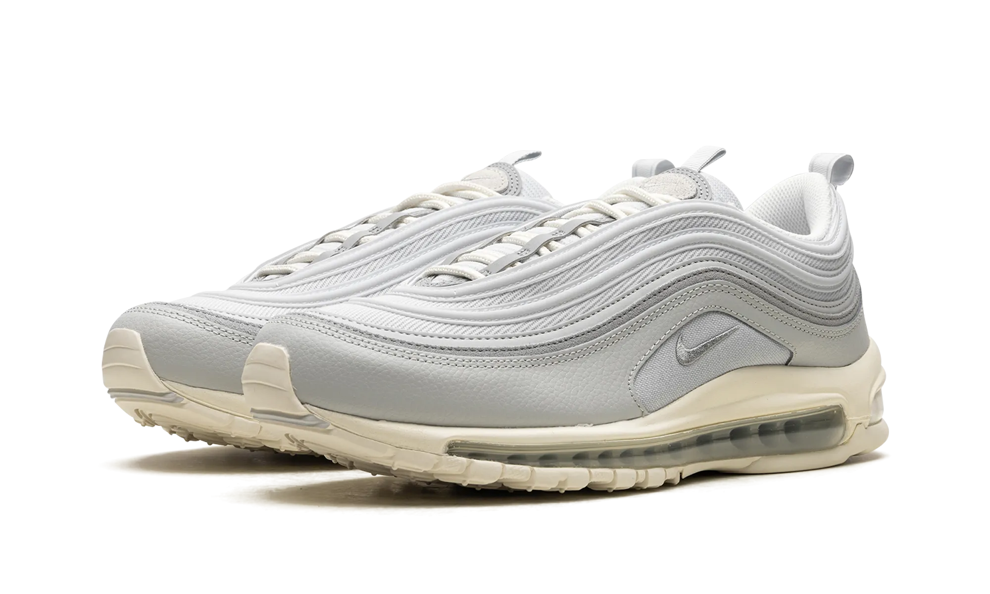 Air Max 97 "Grey/Sail" quick - drying lining shoes private - label shoes
