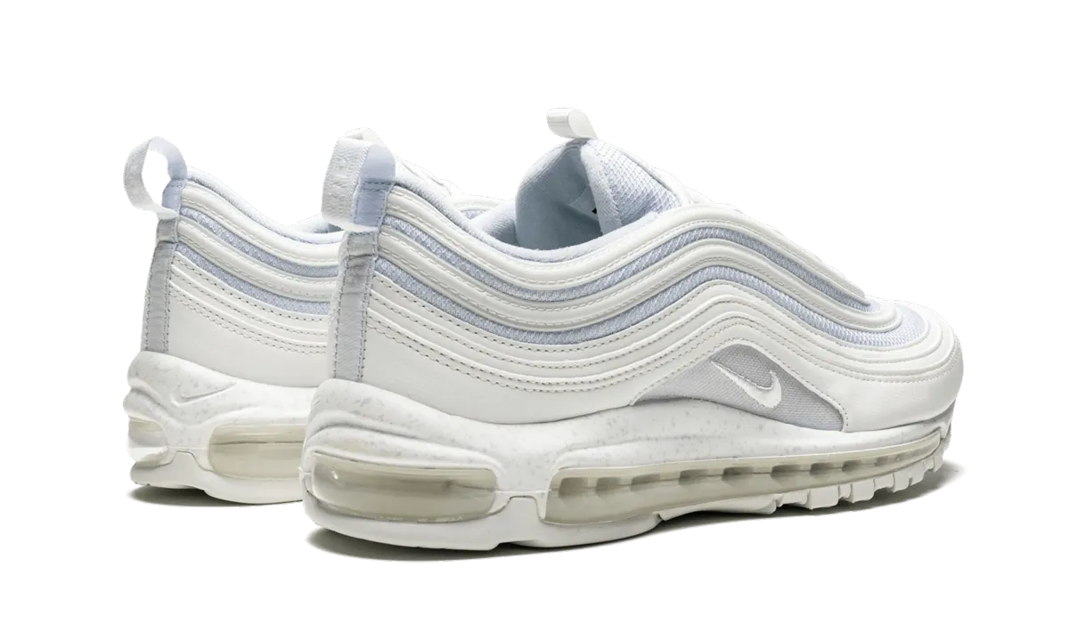 Air Max 97 "Summit White" running in a dock area shoes running belt