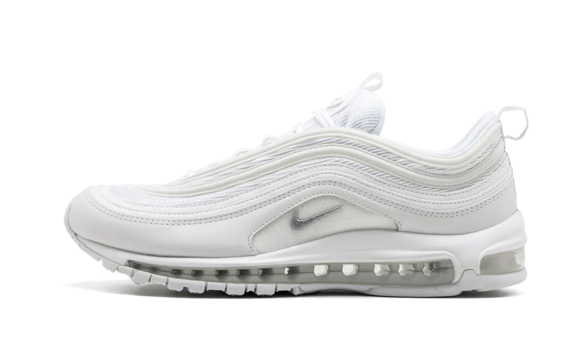 running with a narrow toe box running in the morning shoes Air Max 97 "Triple White"