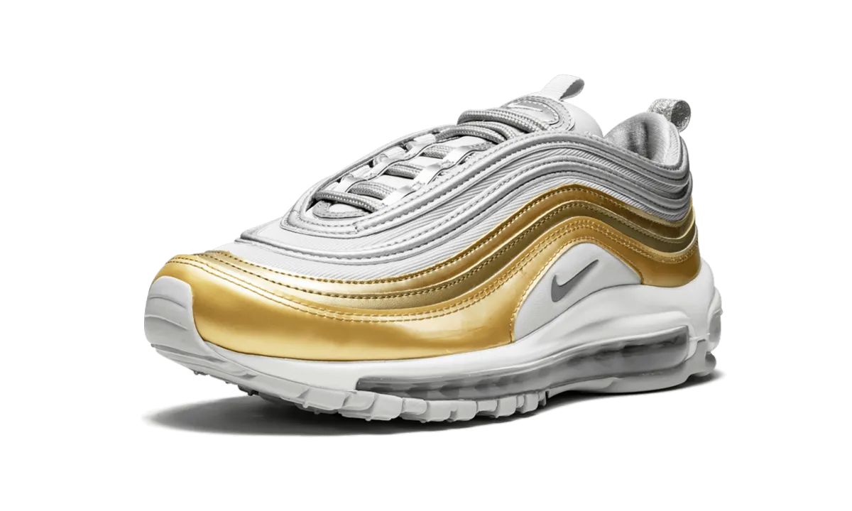 lacrosse shoes AIR MAX 97 SE WMNS "Metallic Gold/Metallic Silver"