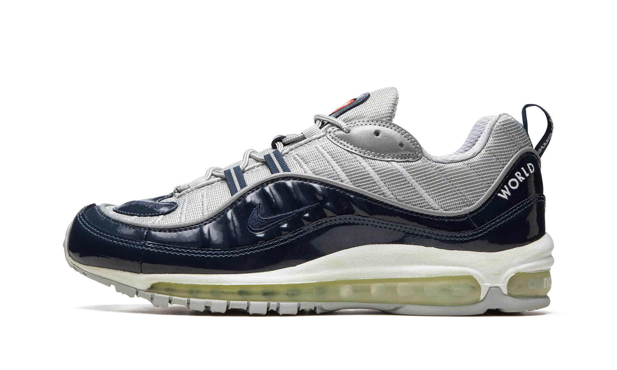 Air Max 98 "Supreme - Navy" Athletic Look fabric - finish - design shoes