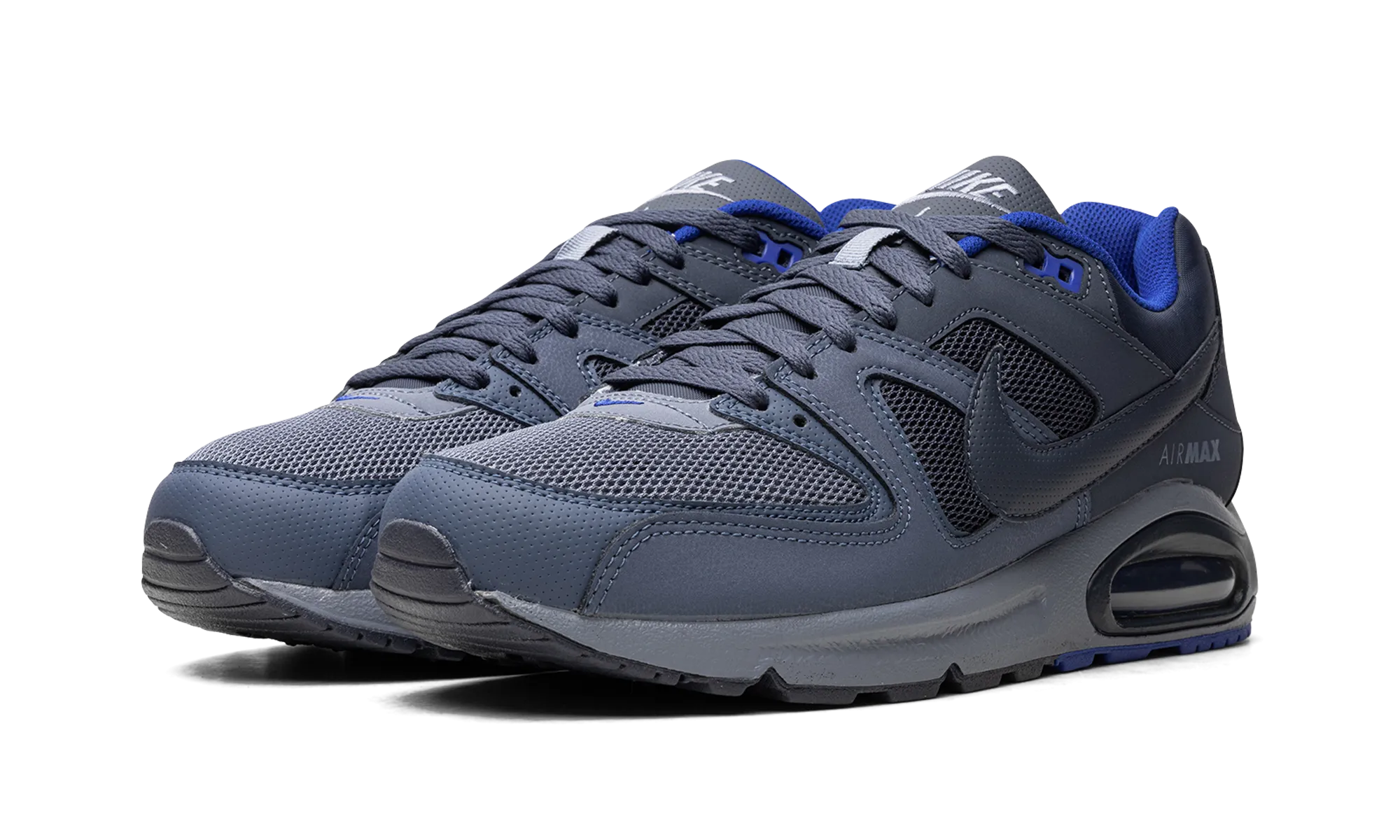 Air Max Commando "Navy Royal" running on a treadmill at the gym shoes replaceable
