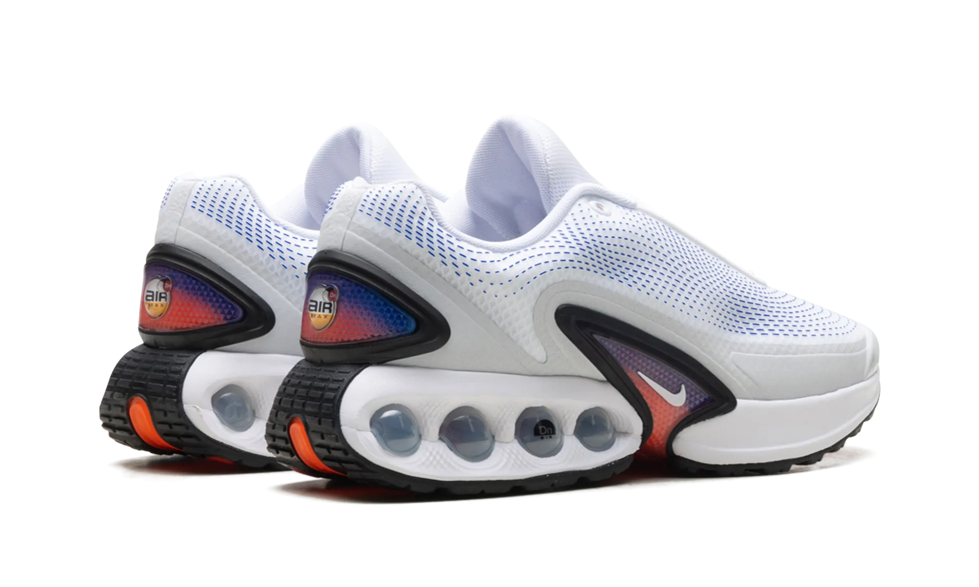Air Max Dn "White Racer Blue Bright Crimson" Long - lasting Performance
