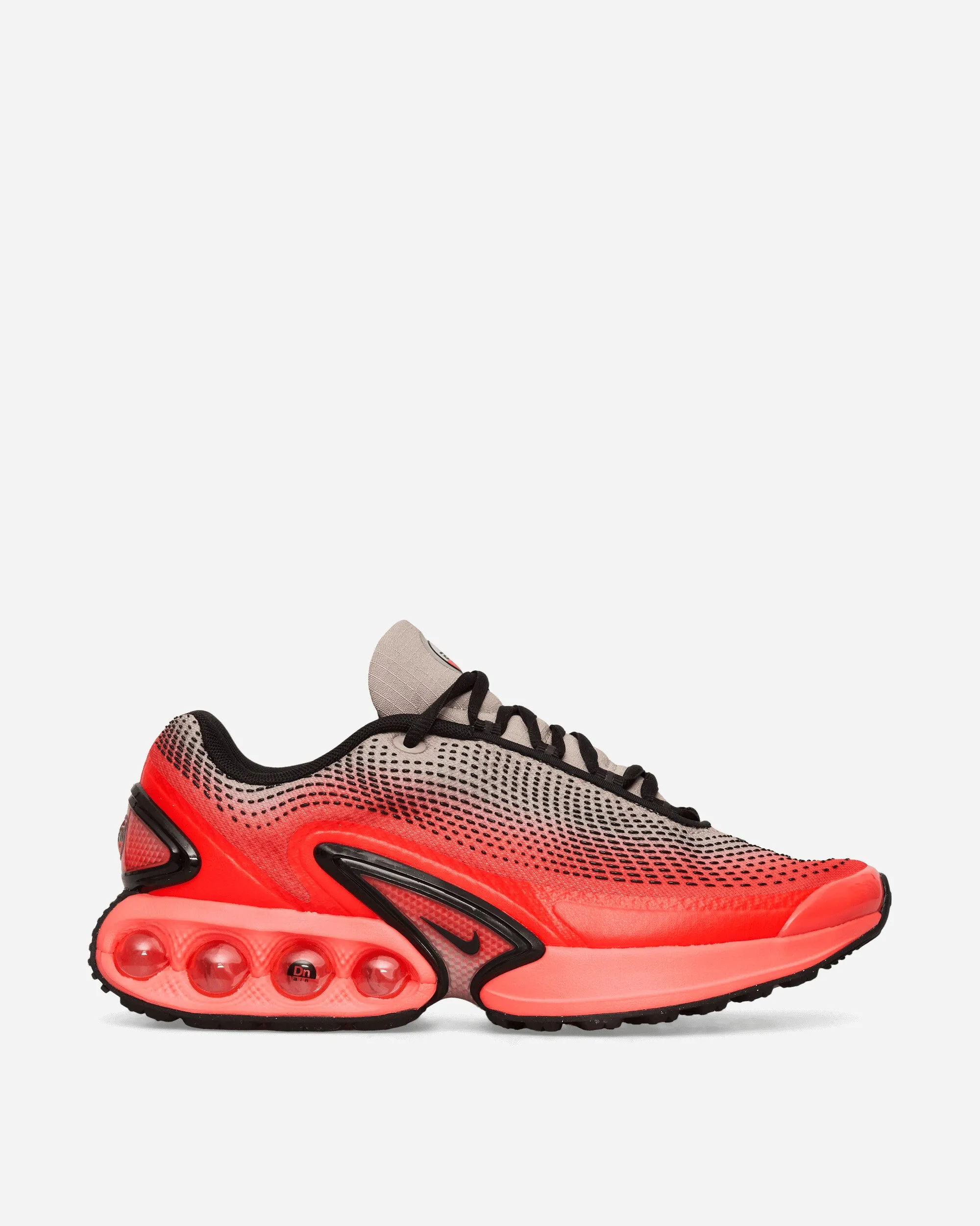 Air Max DN Sneakers College Grey / Bright Crimson / Black Tension Balanced Lacing