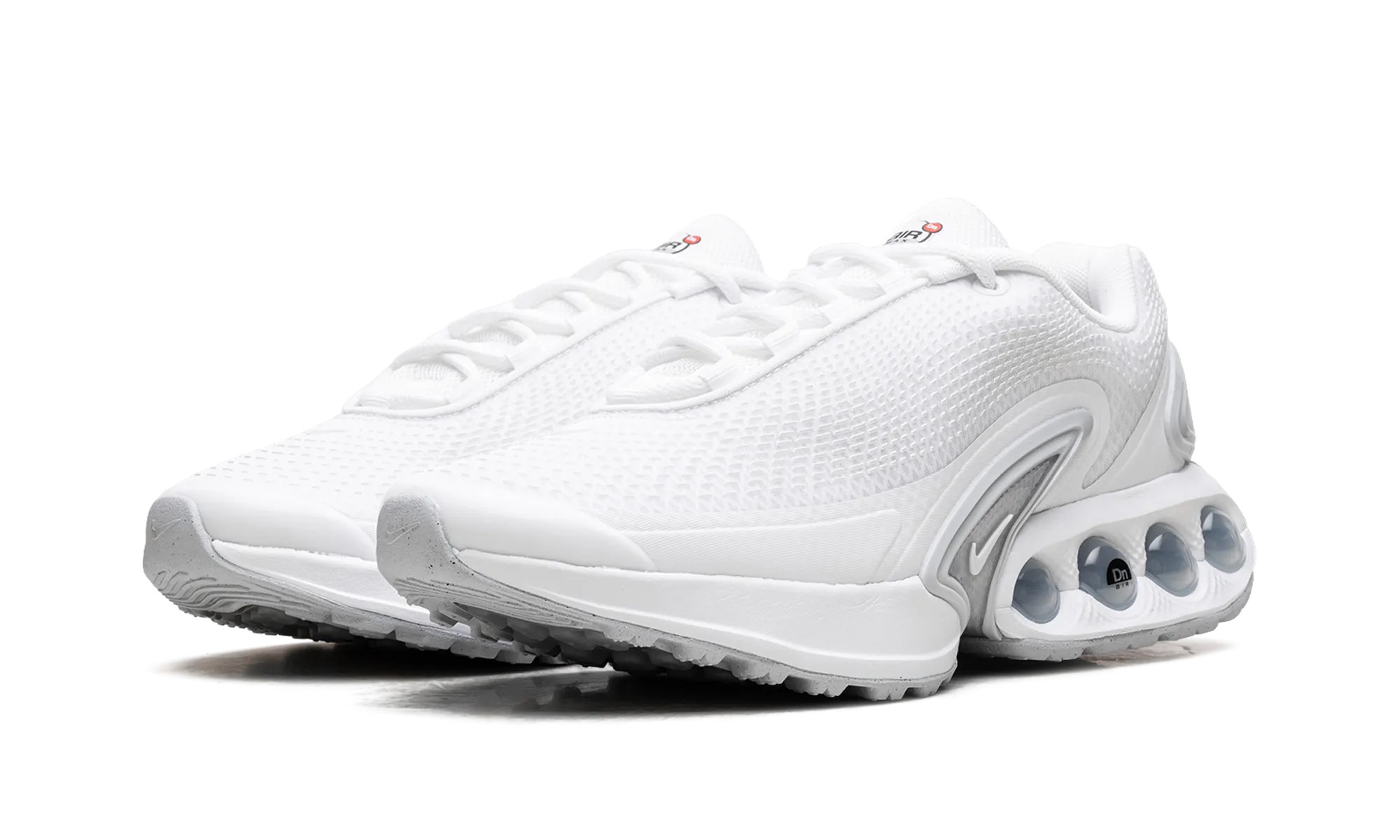 Improved features Air Max Dn WMNS "White Metallic Silver"