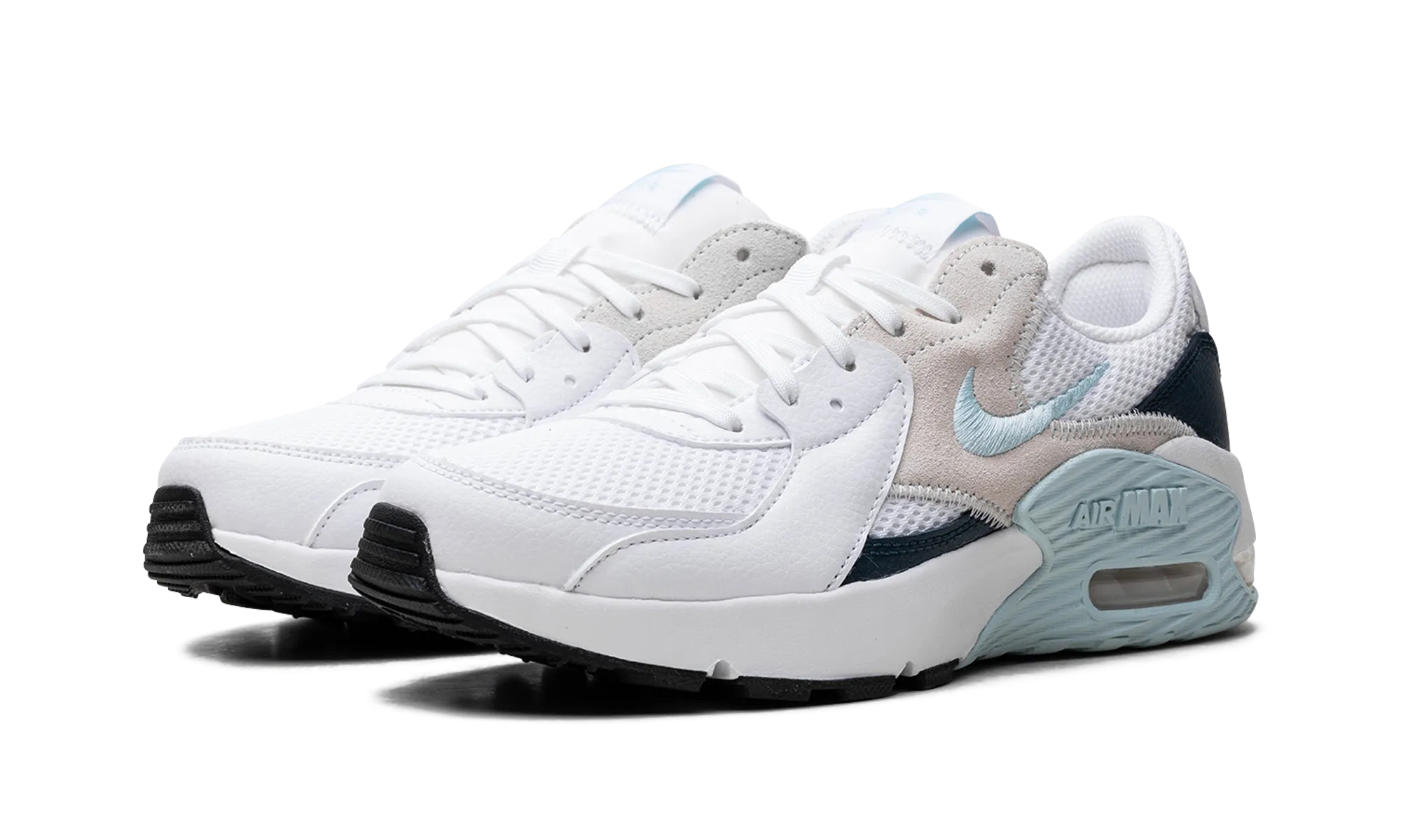 Award - winning running in dusty tracks shoes Air Max Excee WMNS "White Glacier Blue"