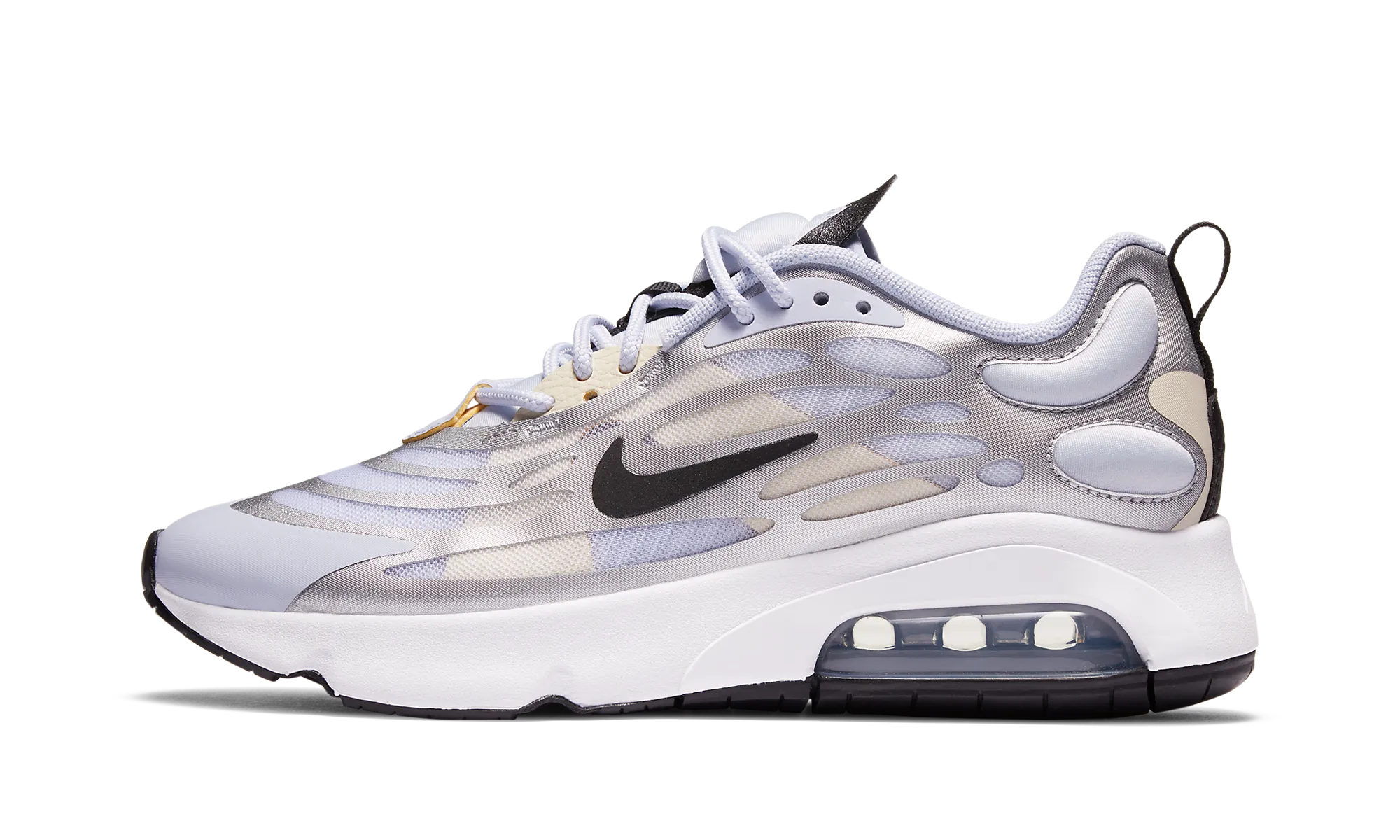 running in a tram station area shoes running in a canyon shoes Air Max Exosense "SILVER"