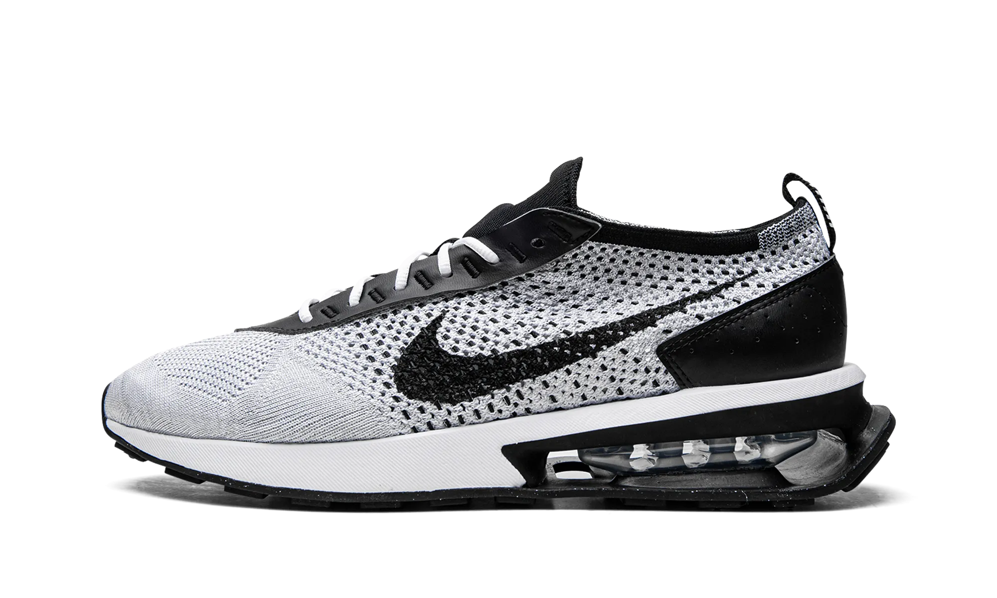 Air Max Flyknit Racer running for team goals