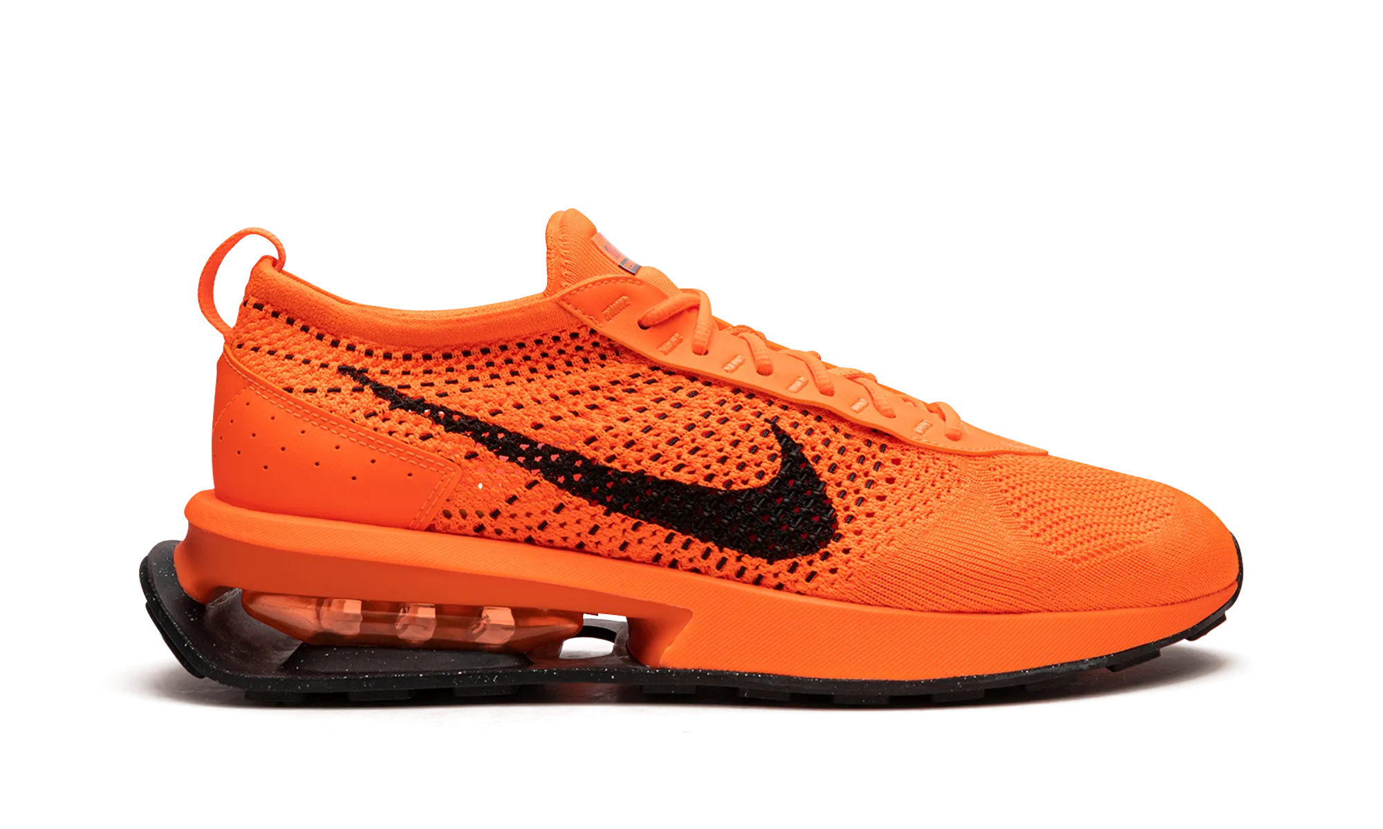 Air Max Flyknit Racer "Total Orange" Heart Rate Monitoring cushioning shoes
