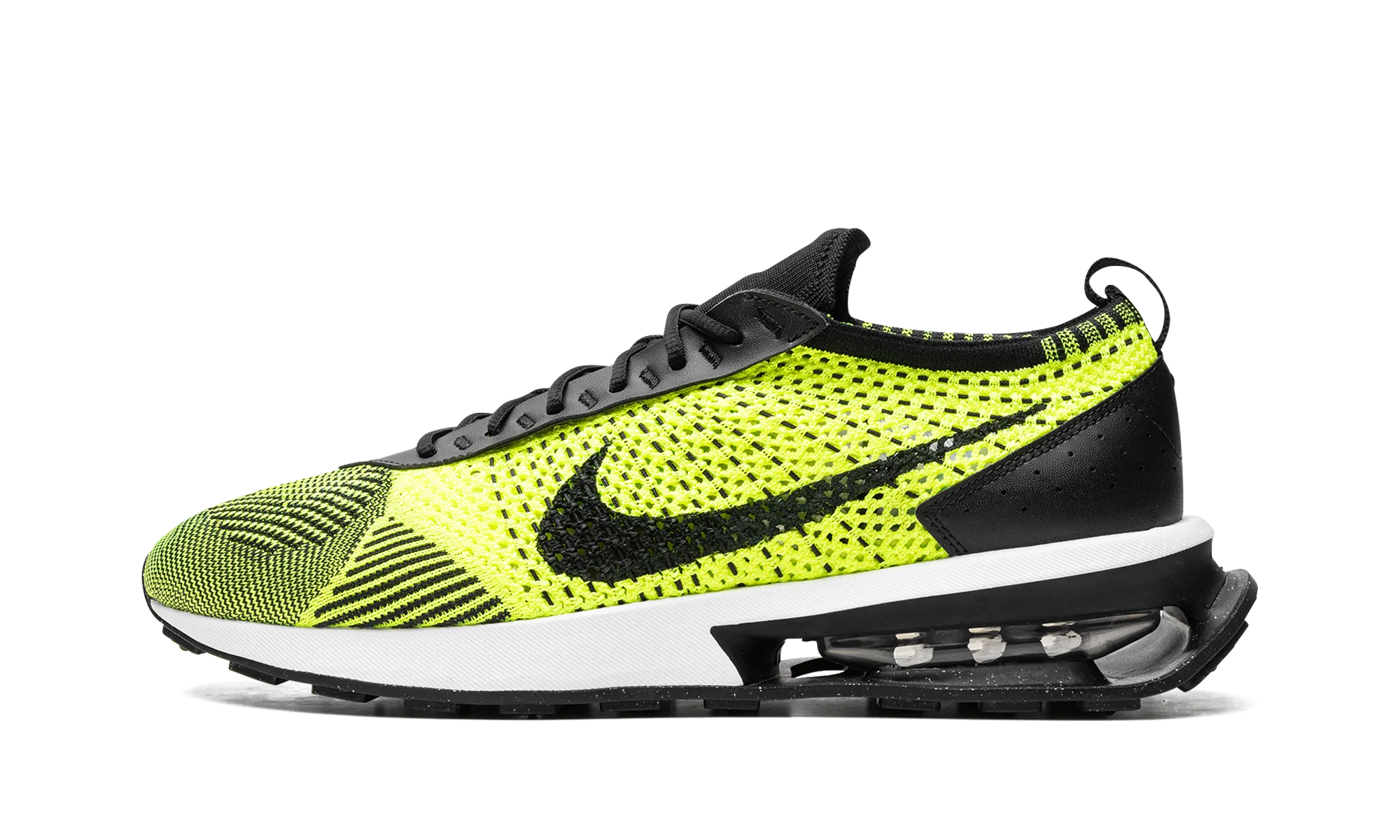 AIR MAX FLYKNIT RACER WMNS "Volt Black" neoprene running shoes