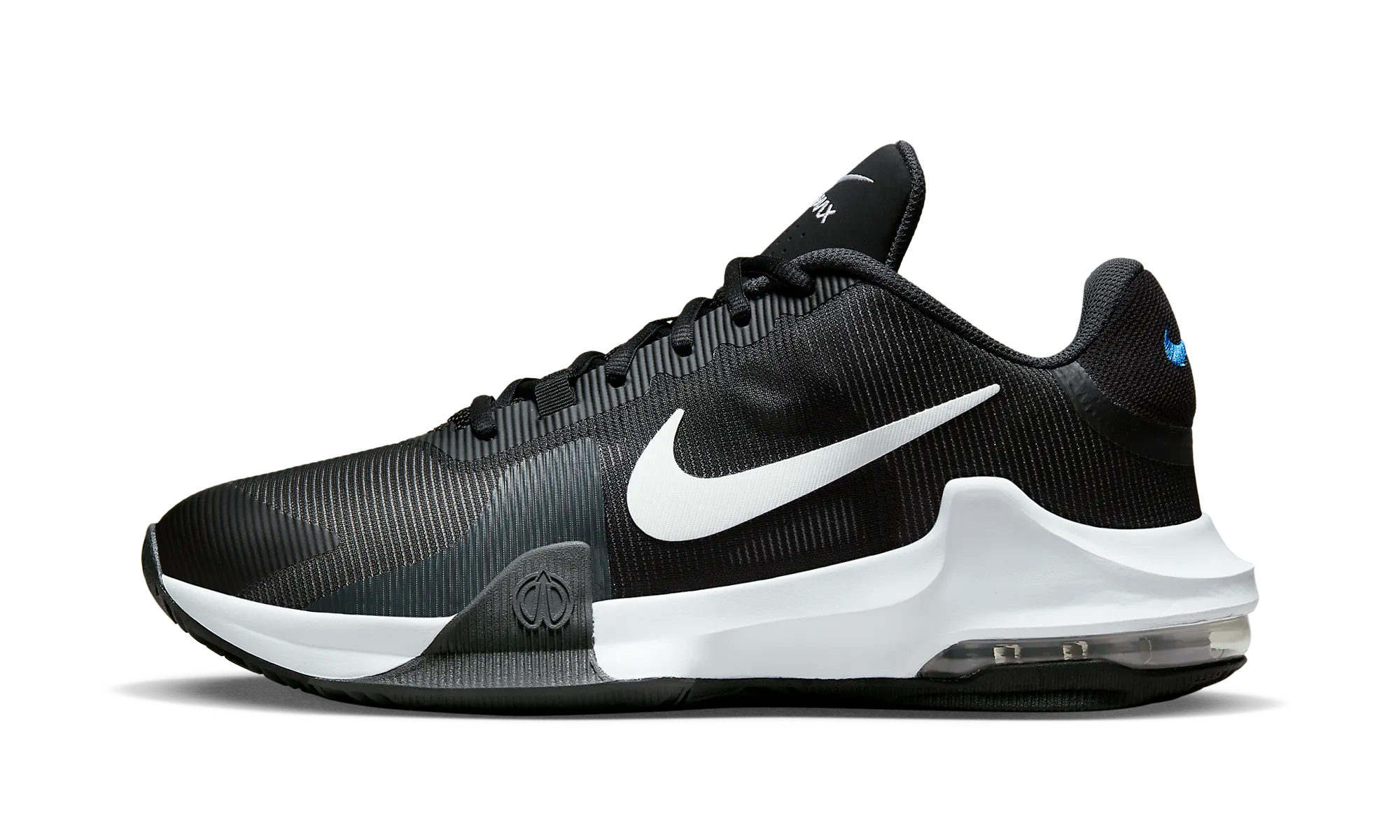 AIR MAX IMPACT "BLACK WHITE" shock - absorbing midsole shoes