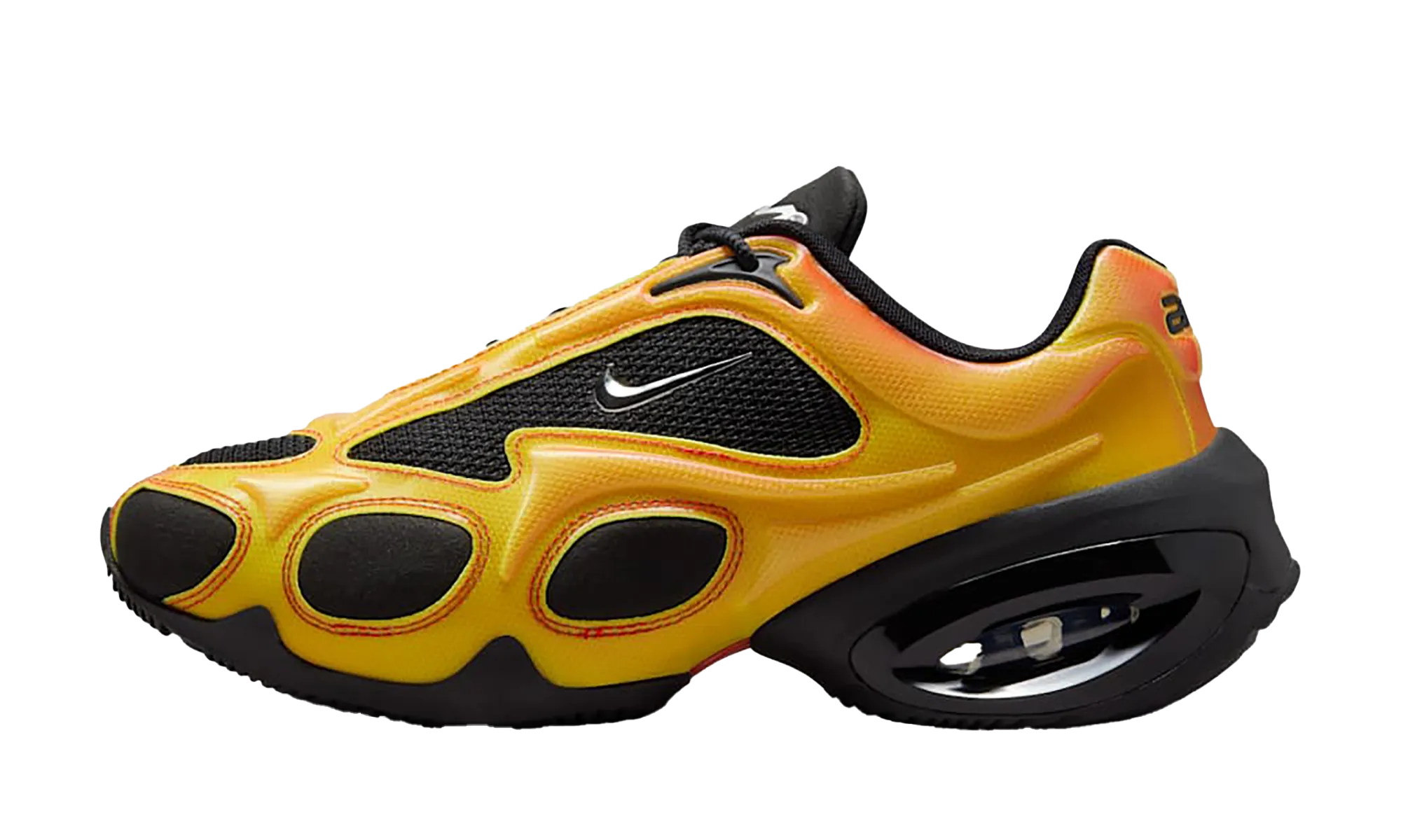 Air Max Muse WMNS "Bruce Lee" running in a duathlon WideToeBox