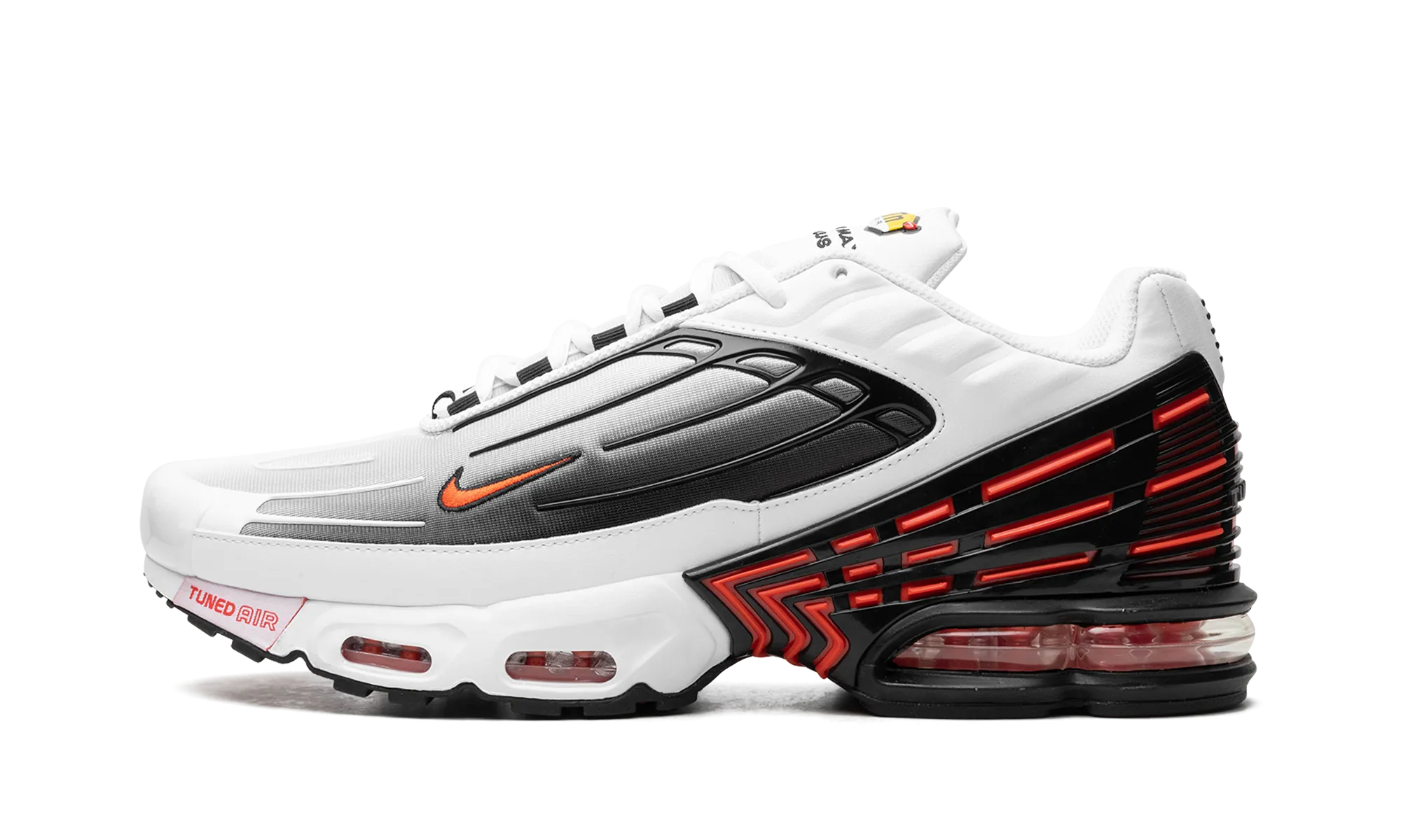 running on soft surface StreamlinedDesign Air Max Plus III "Team Orange"