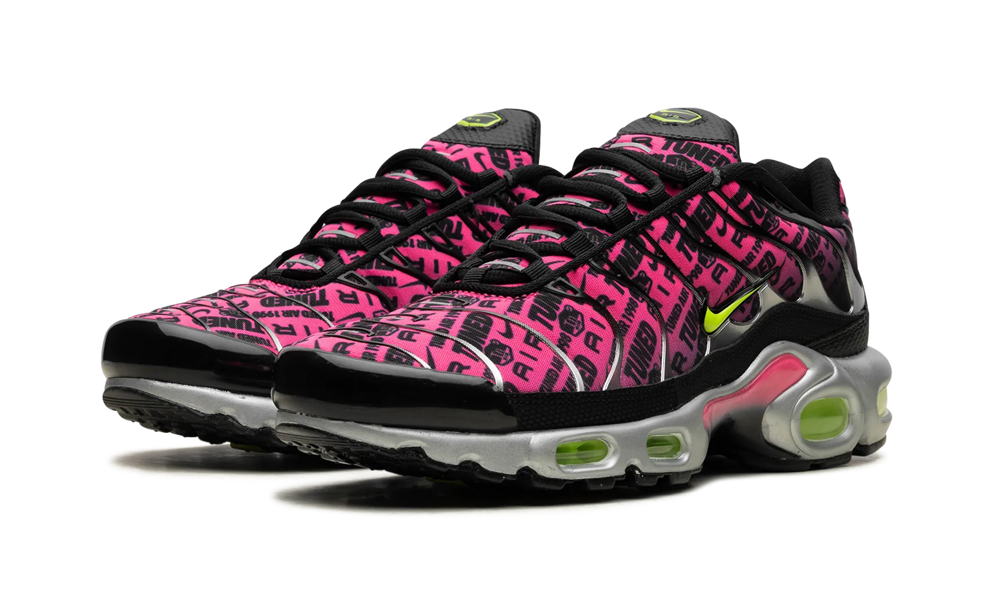 Air Max Plus Mercurial XXV "Hyper Pink Volt" Fashionable Design running in a salt flat area shoes