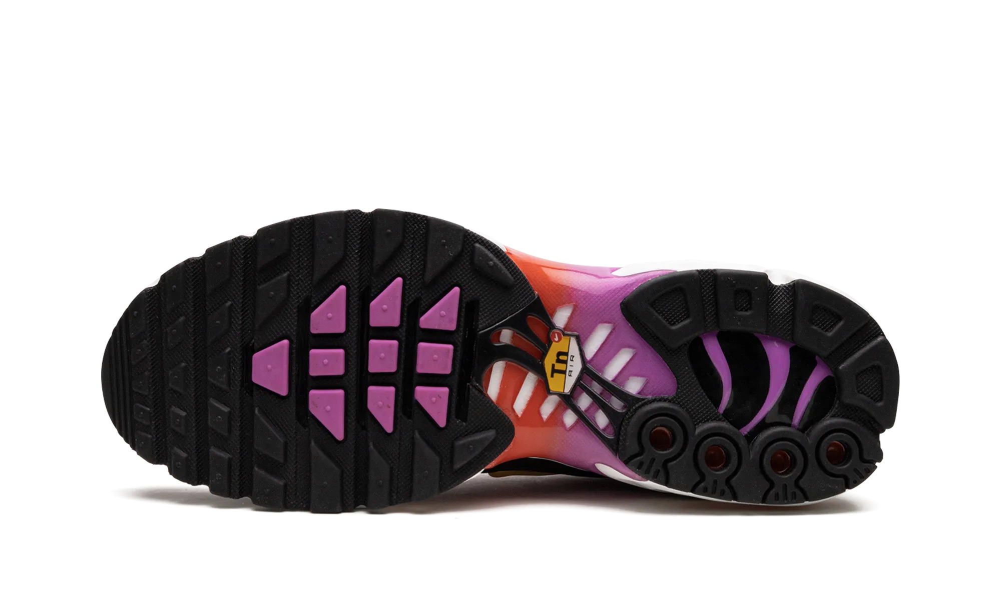 Comfortable Heel Arch contour AIR MAX PLUS MNS WMNS "White Red Magenta"