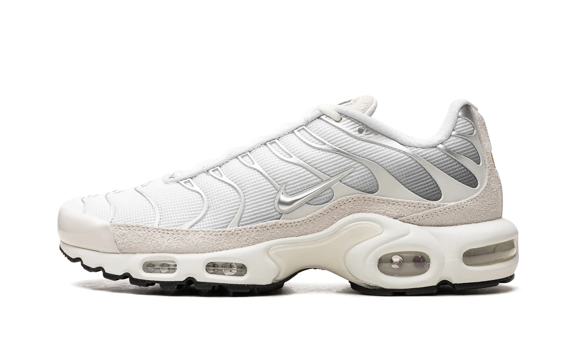 Air Max Plus "Pure Platinum" work - out running shoes Moisture   Wicking Material