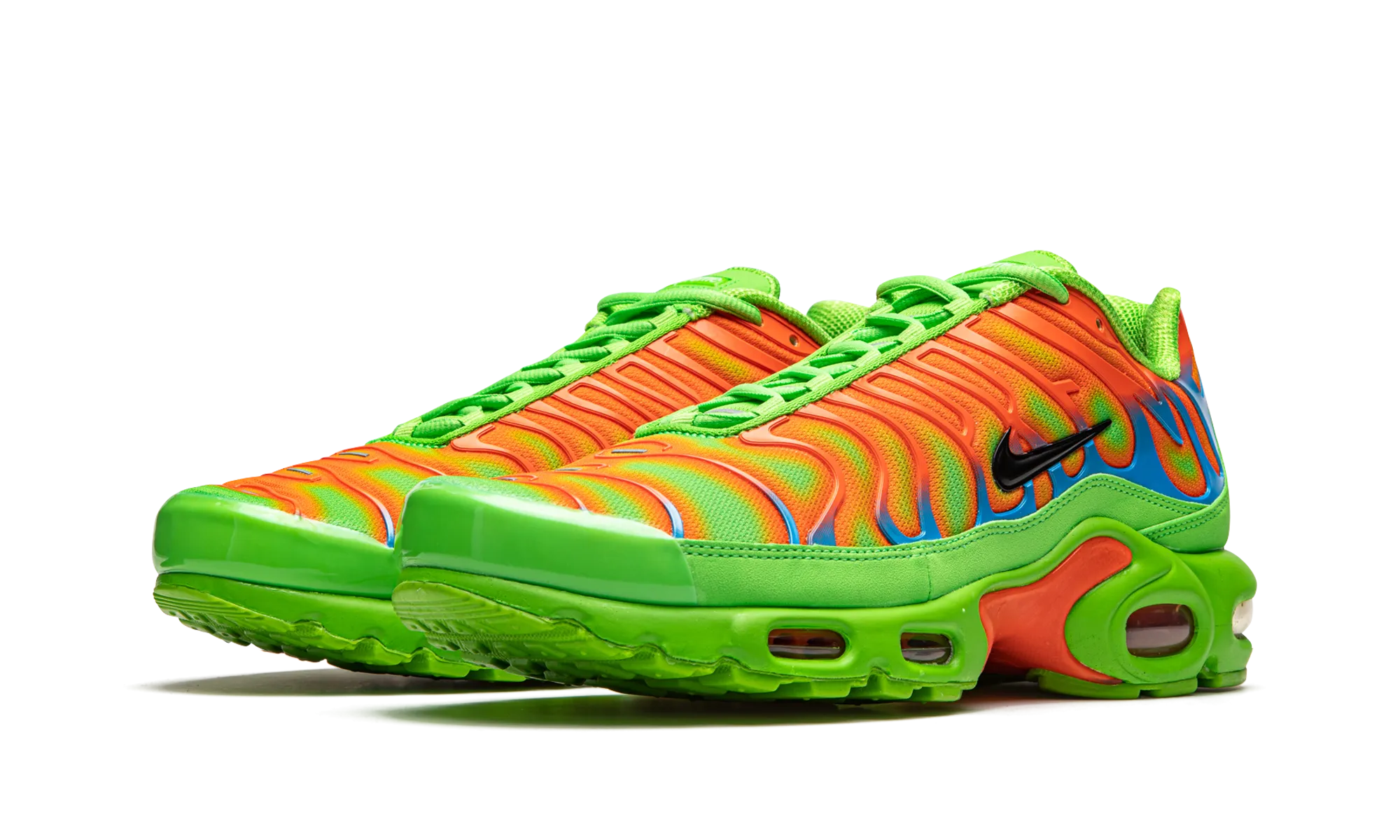 Air Max Plus TN "Supreme - Green / Orange" comfort - technology seasonal - themed running gear