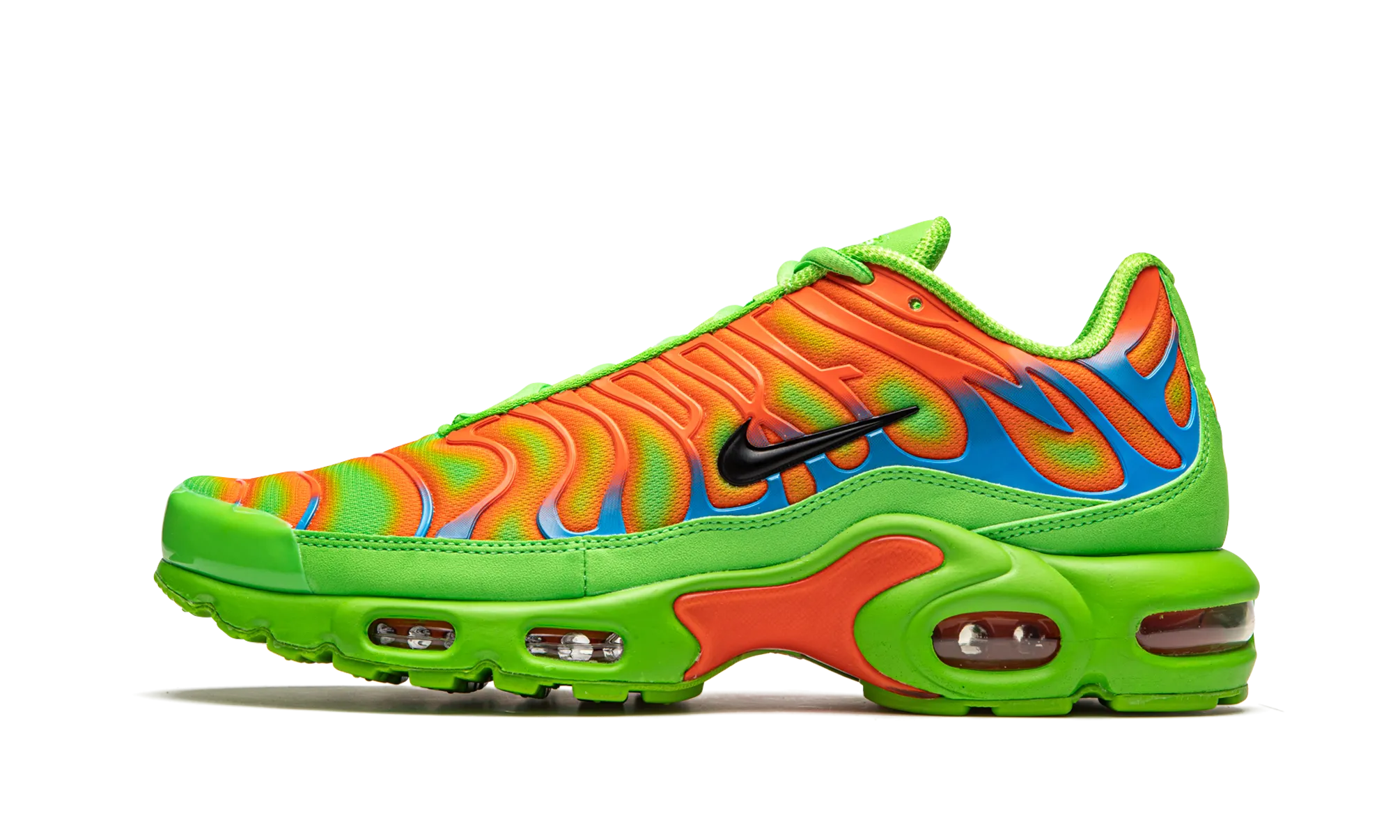 odor - resistant shoes Air Max Plus TN "Supreme - Green / Orange"